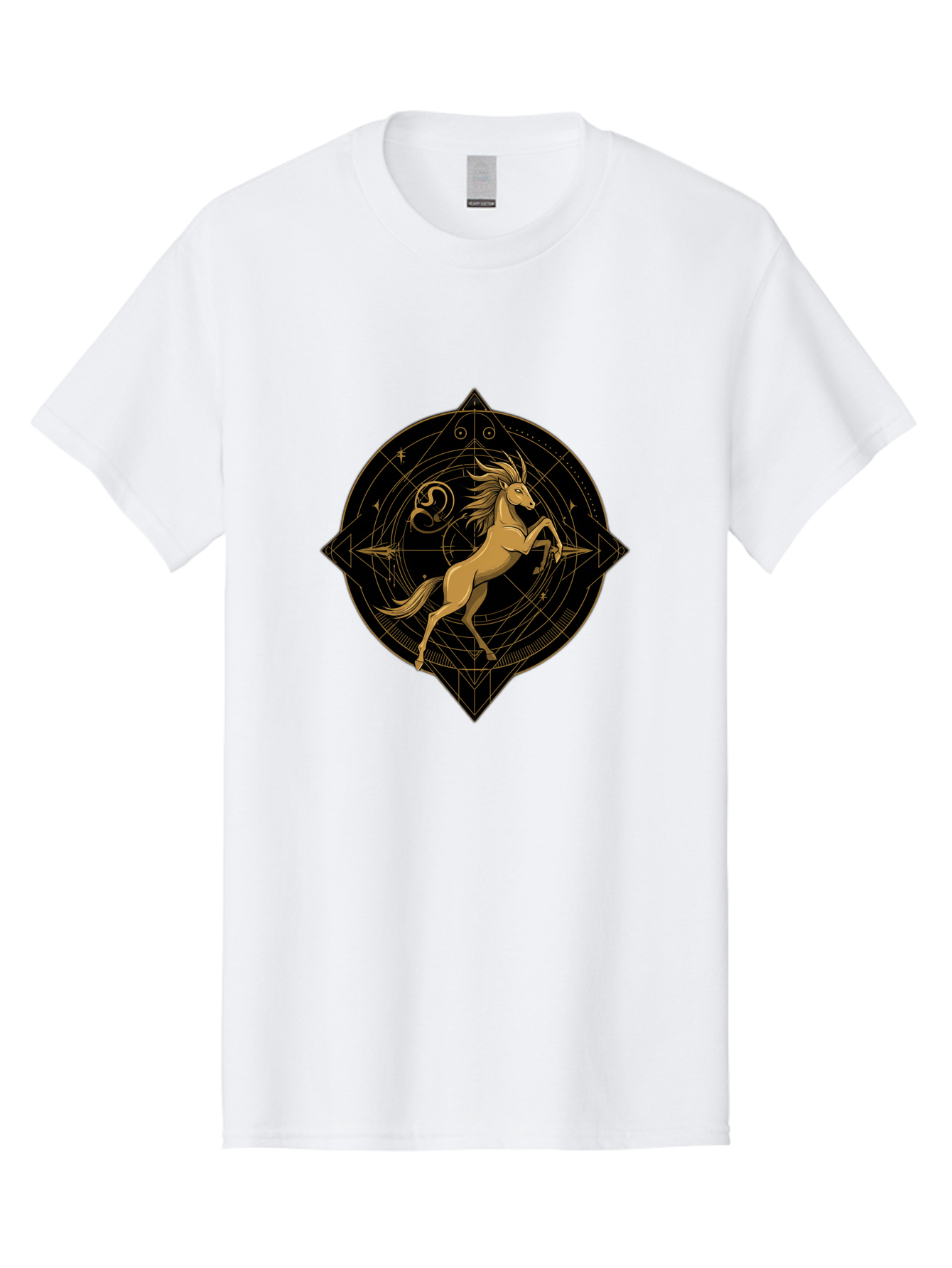 Capricorn-Zodiac-Symbol Men'S Graphic Tee, 100% Cotton, Comfortable Casual Summer Wear, Machine Washable, Vintage Camera, Old Camera, Antique Camera, Black Camera, Classic Photography, Photography Equipment, Nostalgic Device, Film Camera, Bal946
