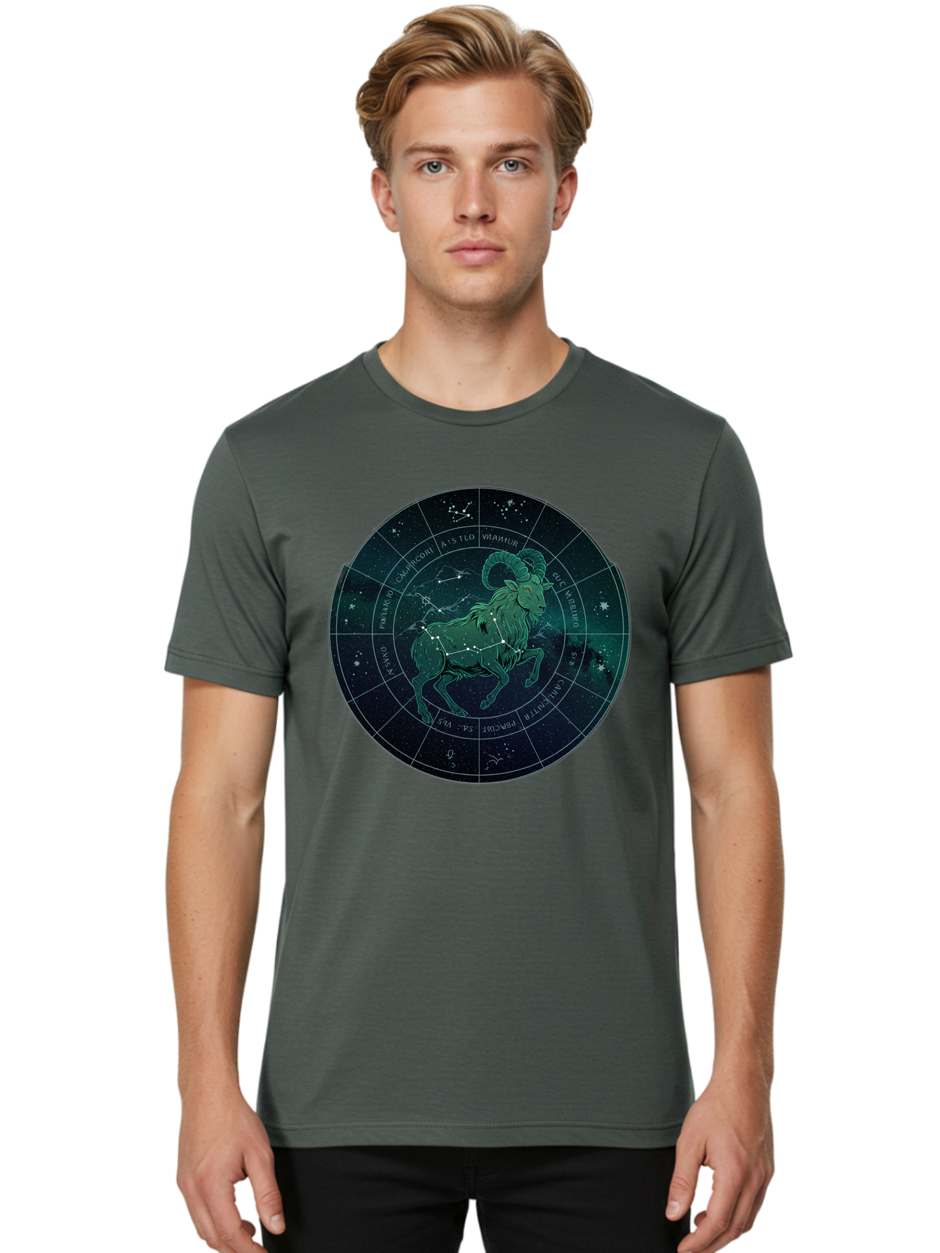 Capricorn-Zodiac Men'S Graphic Tee, 100% Cotton, Comfortable Casual Summer Wear, Machine Washable, Vintage Camera, Old Camera, Antique Camera, Black Camera, Classic Photography, Photography Equipment, Nostalgic Device, Film Camera, Camera Art Bal947