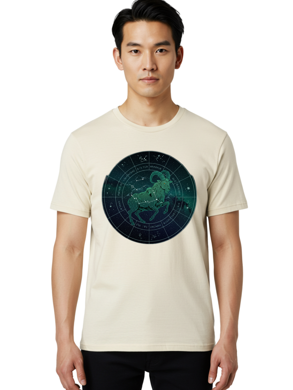 Capricorn-Zodiac Men'S Graphic Tee, 100% Cotton, Comfortable Casual Summer Wear, Machine Washable, Vintage Camera, Old Camera, Antique Camera, Black Camera, Classic Photography, Photography Equipment, Nostalgic Device, Film Camera, Camera Art Bal947