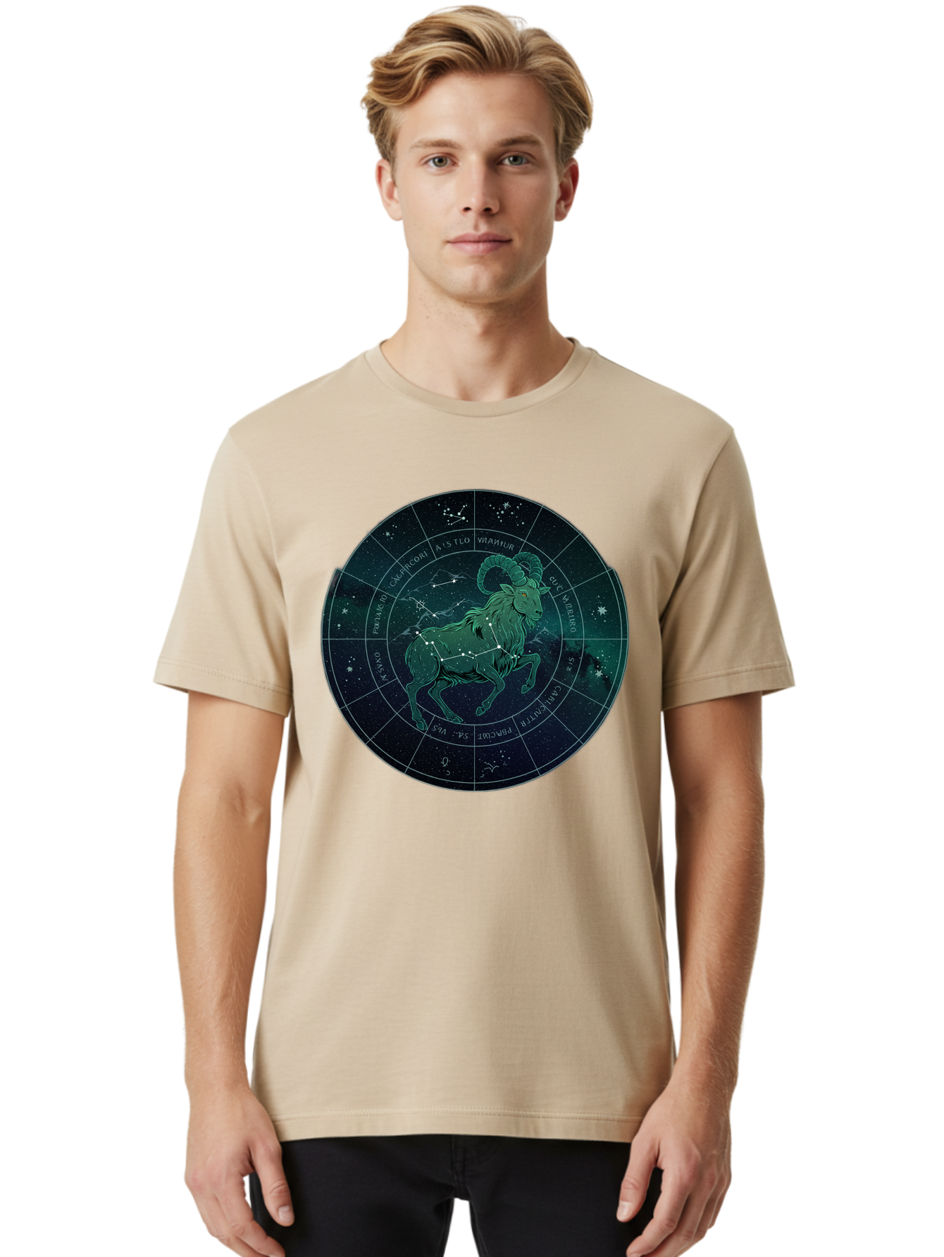 Capricorn-Zodiac Men'S Graphic Tee, 100% Cotton, Comfortable Casual Summer Wear, Machine Washable, Vintage Camera, Old Camera, Antique Camera, Black Camera, Classic Photography, Photography Equipment, Nostalgic Device, Film Camera, Camera Art Bal947