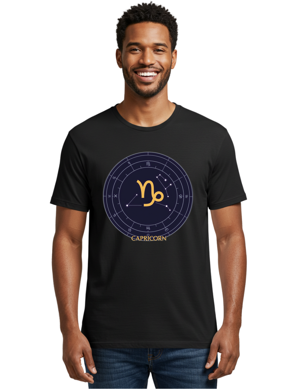 Capricorn Men'S Graphic Tee, 100% Cotton, Comfortable Casual Summer Wear, Machine Washable, Vintage Camera, Old Camera, Antique Camera, Black Camera, Classic Photography, Photography Equipment, Nostalgic Device, Film Camera, Camera Art Bal948
