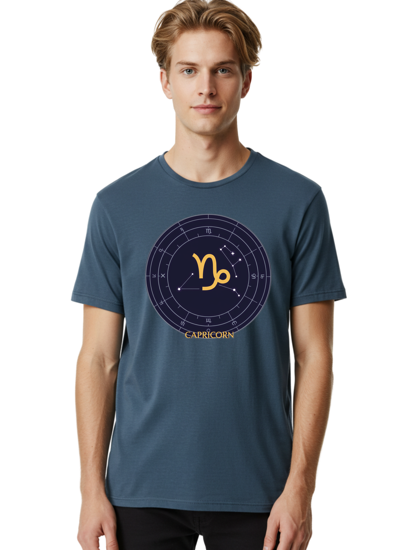 Capricorn Men'S Graphic Tee, 100% Cotton, Comfortable Casual Summer Wear, Machine Washable, Vintage Camera, Old Camera, Antique Camera, Black Camera, Classic Photography, Photography Equipment, Nostalgic Device, Film Camera, Camera Art Bal948