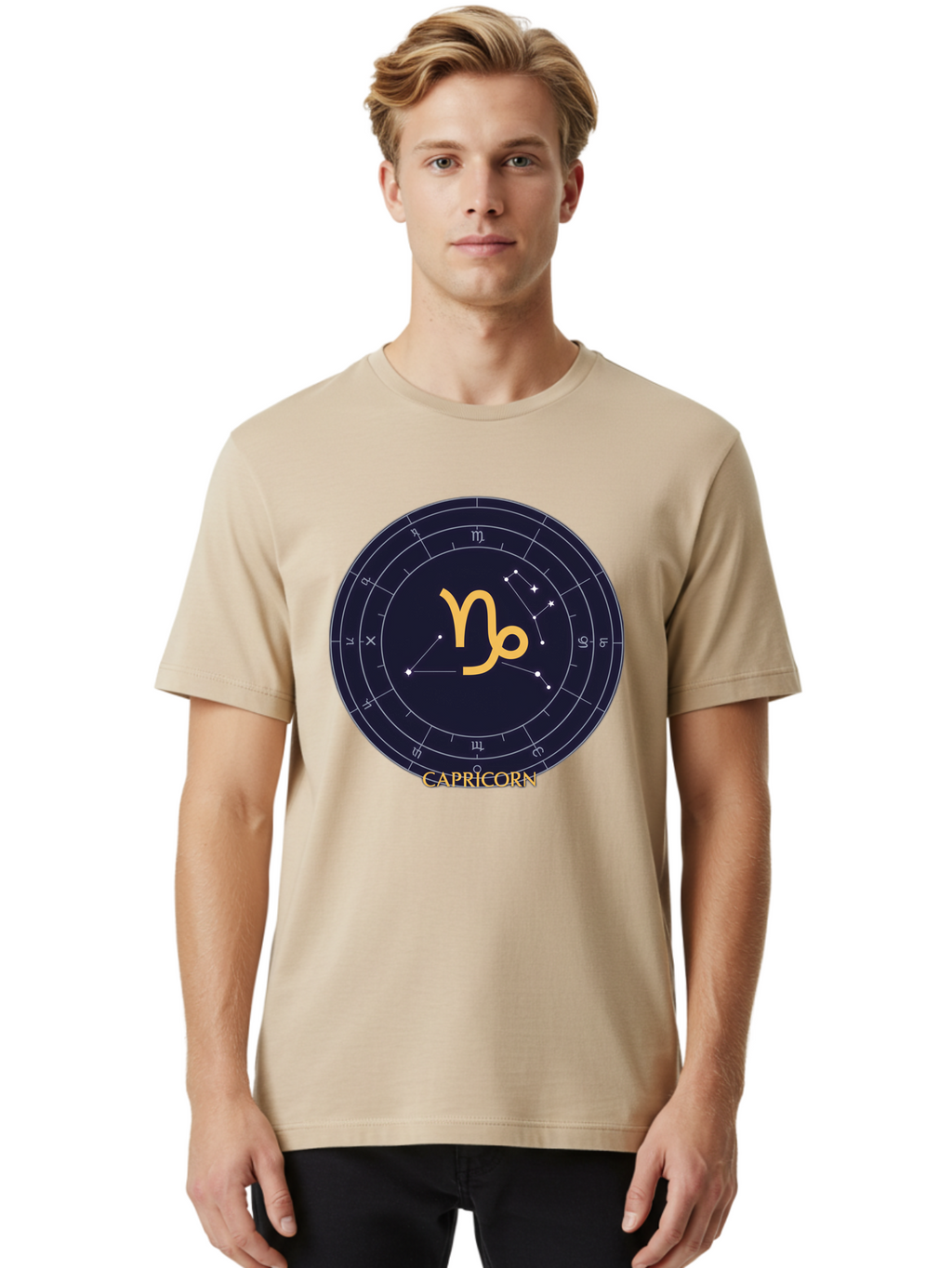 Capricorn Men'S Graphic Tee, 100% Cotton, Comfortable Casual Summer Wear, Machine Washable, Vintage Camera, Old Camera, Antique Camera, Black Camera, Classic Photography, Photography Equipment, Nostalgic Device, Film Camera, Camera Art Bal948