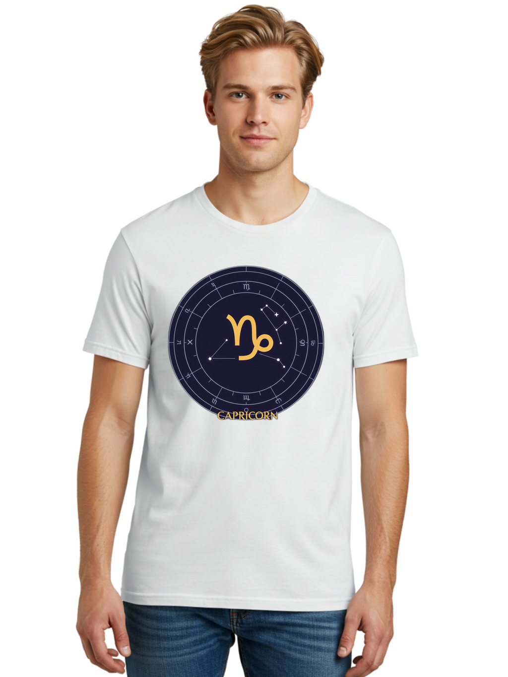 Capricorn Men'S Graphic Tee, 100% Cotton, Comfortable Casual Summer Wear, Machine Washable, Vintage Camera, Old Camera, Antique Camera, Black Camera, Classic Photography, Photography Equipment, Nostalgic Device, Film Camera, Camera Art Bal948