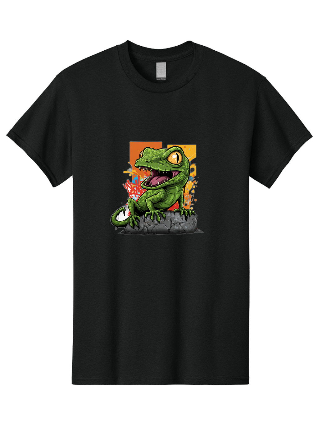 Cartoon-Lizard Men'S Graphic Tee, 100% Cotton, Comfortable Casual Summer Wear, Machine Washable, Vintage Camera, Old Camera, Antique Camera, Black Camera, Classic Photography, Photography Equipment, Nostalgic Device, Film Camera, Camera Art Bal952