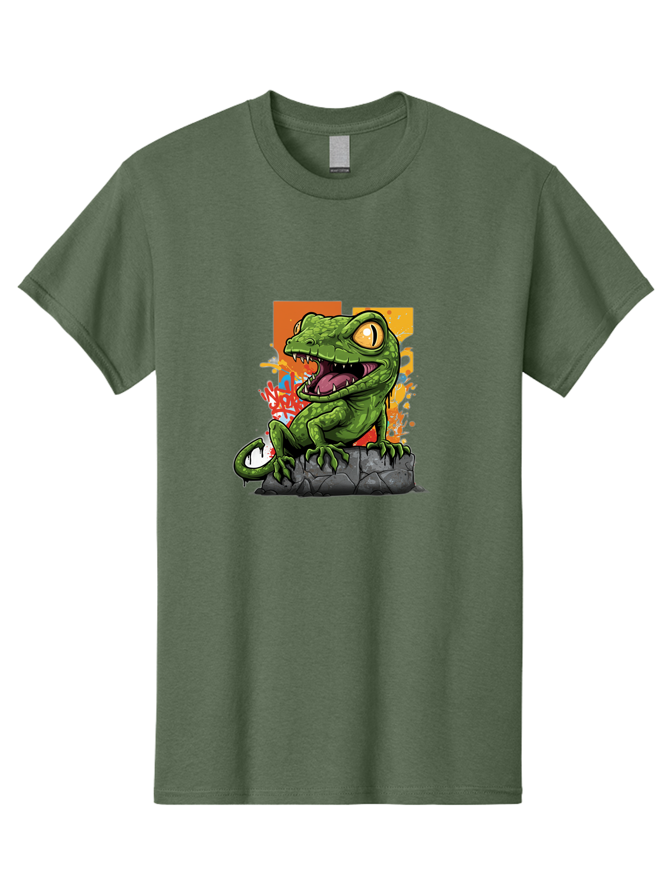 Cartoon-Lizard Men'S Graphic Tee, 100% Cotton, Comfortable Casual Summer Wear, Machine Washable, Vintage Camera, Old Camera, Antique Camera, Black Camera, Classic Photography, Photography Equipment, Nostalgic Device, Film Camera, Camera Art Bal952