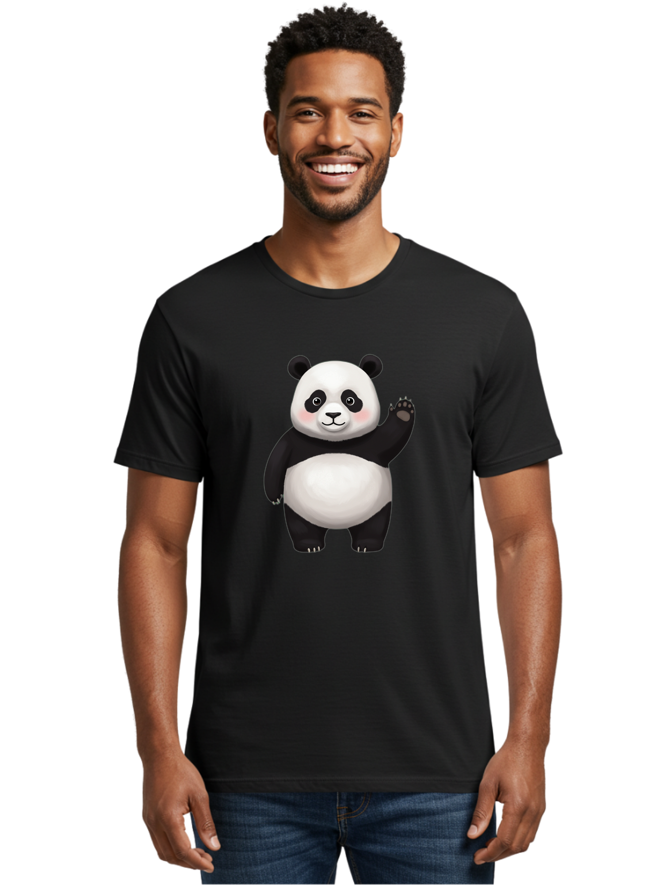 Cartoon-Panda-1 Men'S Graphic Tee, 100% Cotton, Comfortable Casual Summer Wear, Machine Washable, Vintage Camera, Old Camera, Antique Camera, Black Camera, Classic Photography, Photography Equipment, Nostalgic Device, Film Camera, Camera Art Bal953