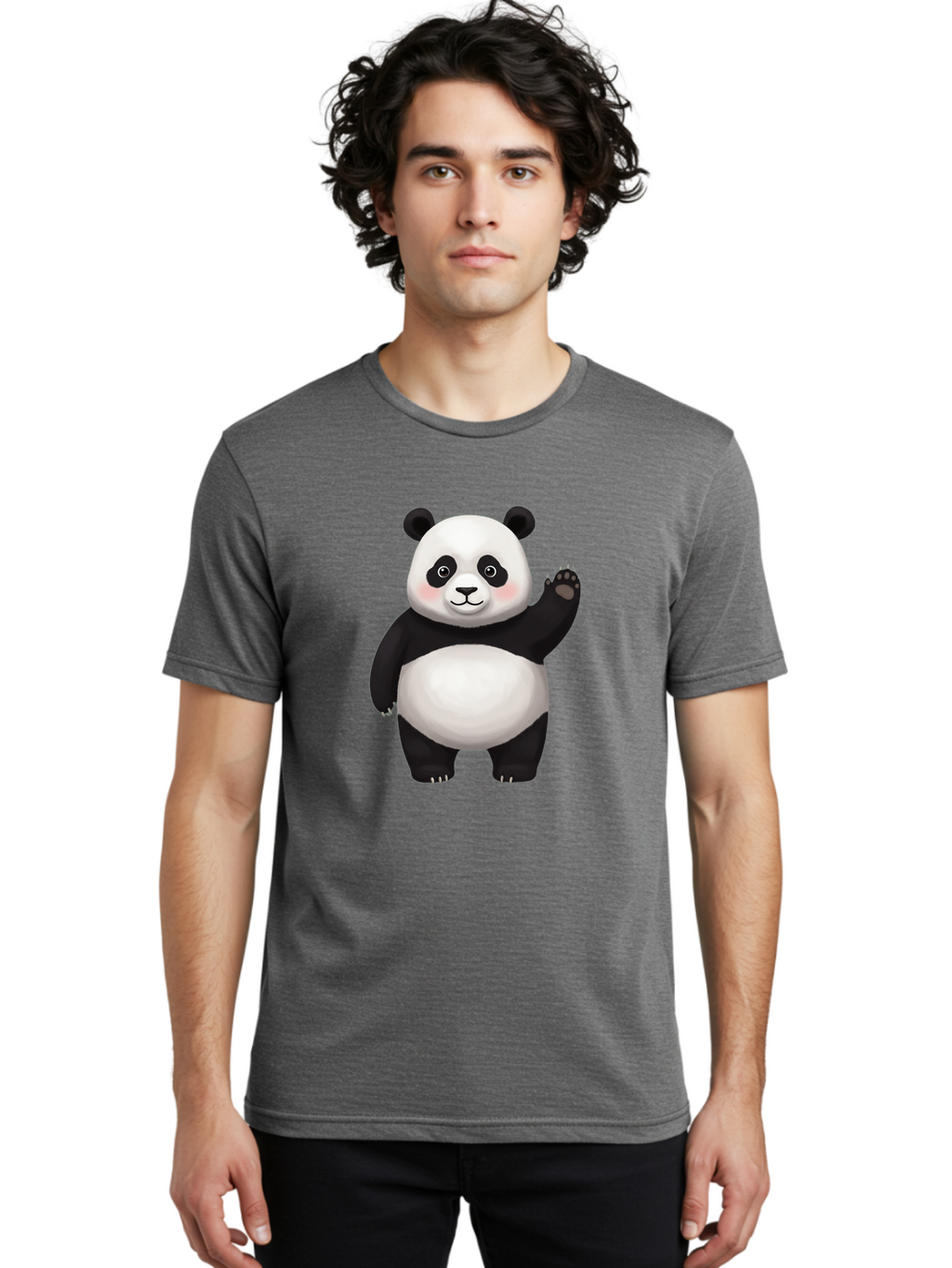 Cartoon-Panda-1 Men'S Graphic Tee, 100% Cotton, Comfortable Casual Summer Wear, Machine Washable, Vintage Camera, Old Camera, Antique Camera, Black Camera, Classic Photography, Photography Equipment, Nostalgic Device, Film Camera, Camera Art Bal953