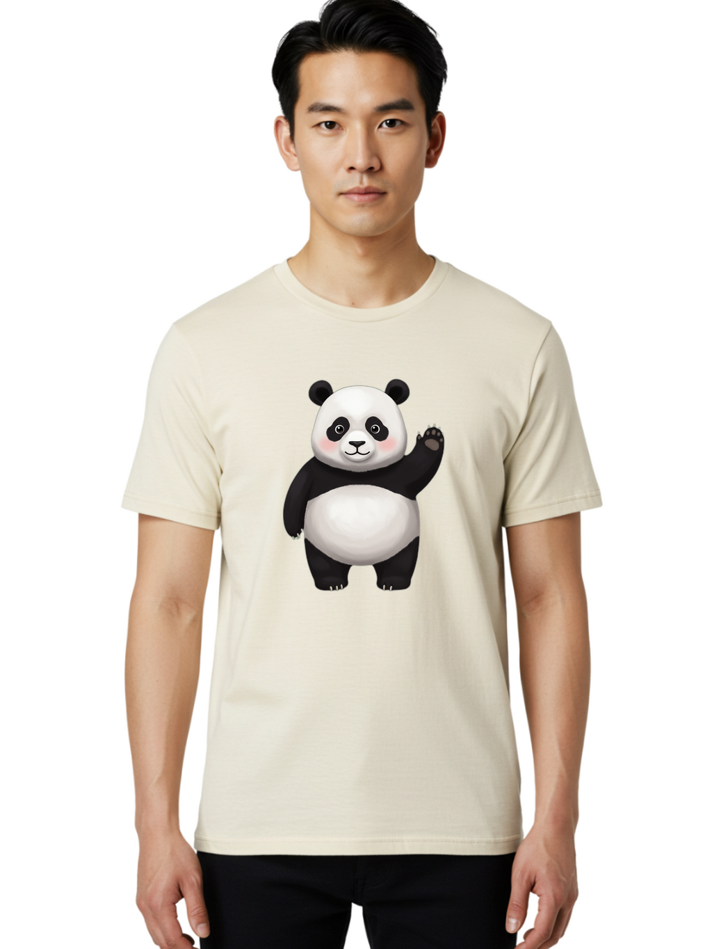 Cartoon-Panda-1 Men'S Graphic Tee, 100% Cotton, Comfortable Casual Summer Wear, Machine Washable, Vintage Camera, Old Camera, Antique Camera, Black Camera, Classic Photography, Photography Equipment, Nostalgic Device, Film Camera, Camera Art Bal953