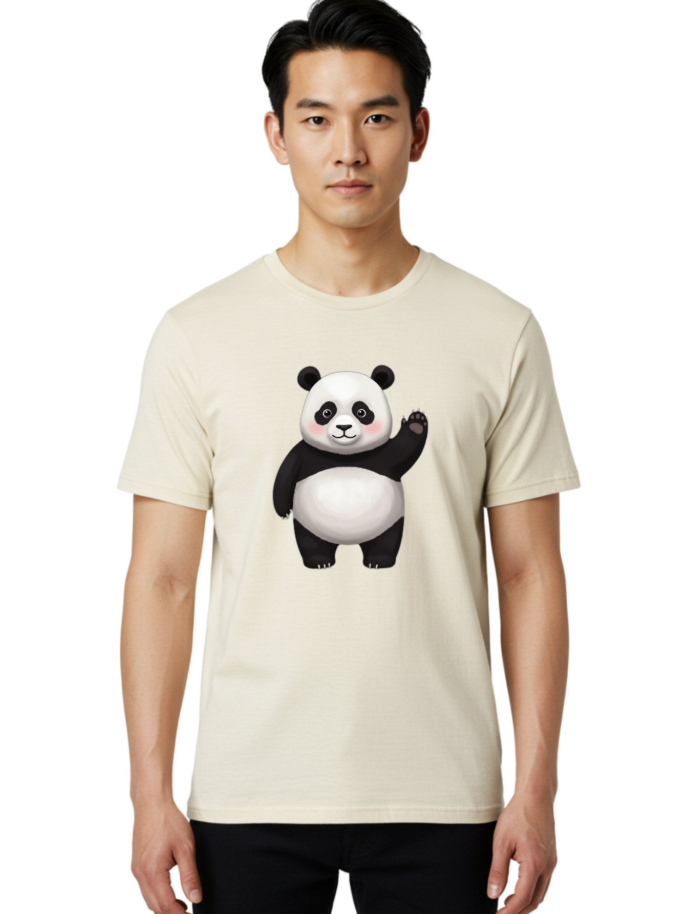 Cartoon-Panda-1 Men'S Graphic Tee, 100% Cotton, Comfortable Casual Summer Wear, Machine Washable, Vintage Camera, Old Camera, Antique Camera, Black Camera, Classic Photography, Photography Equipment, Nostalgic Device, Film Camera, Camera Art Bal953