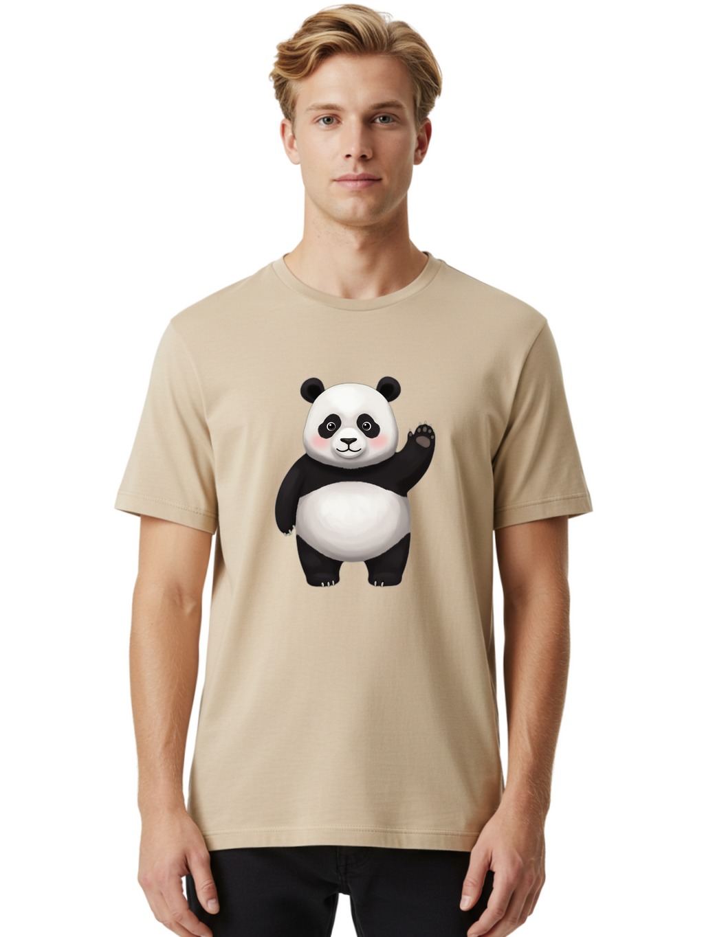 Cartoon-Panda-1 Men'S Graphic Tee, 100% Cotton, Comfortable Casual Summer Wear, Machine Washable, Vintage Camera, Old Camera, Antique Camera, Black Camera, Classic Photography, Photography Equipment, Nostalgic Device, Film Camera, Camera Art Bal953