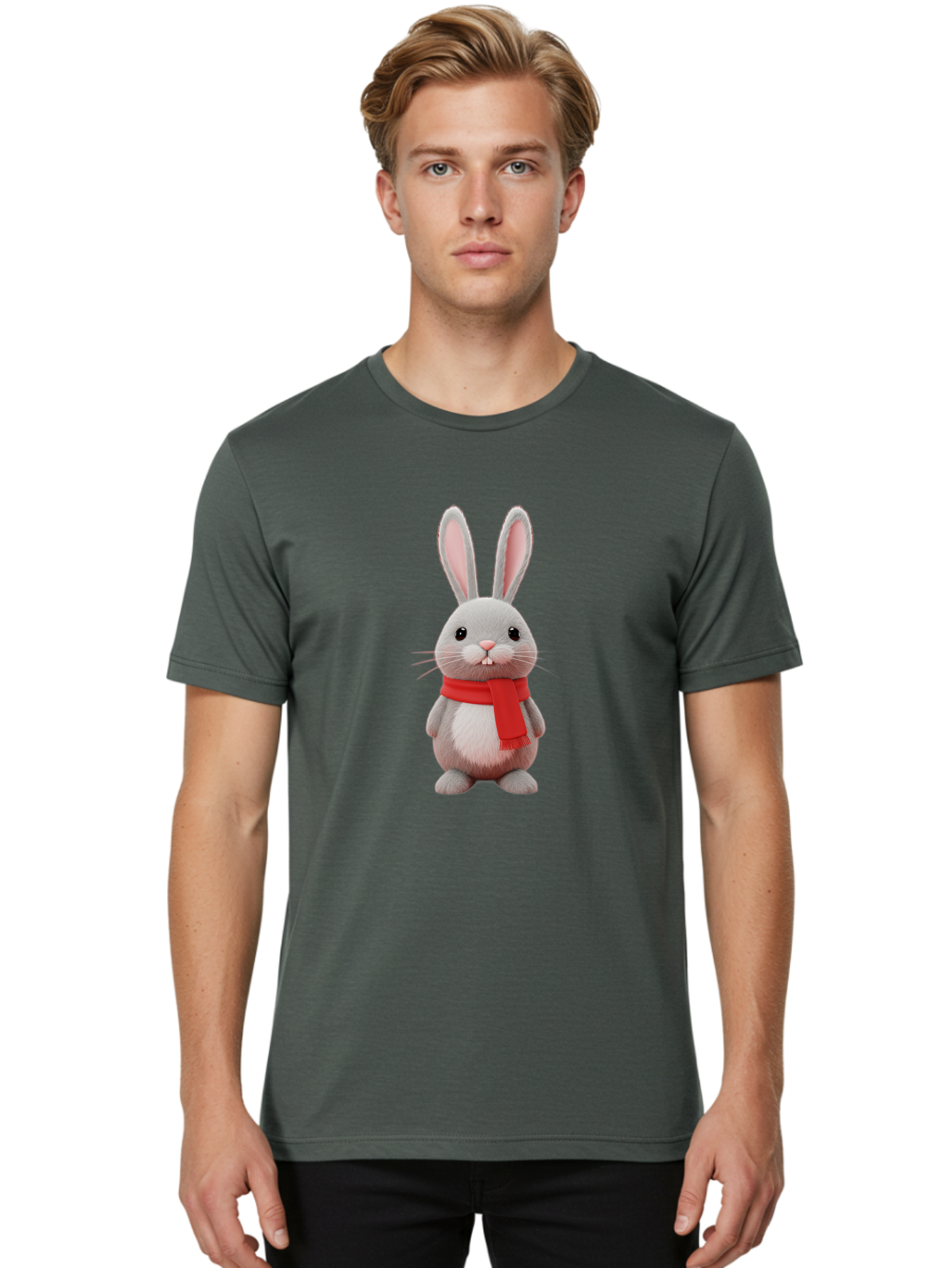 Cartoon-Rabbit Men'S Graphic Tee, 100% Cotton, Comfortable Casual Summer Wear, Machine Washable, Vintage Camera, Old Camera, Antique Camera, Black Camera, Classic Photography, Photography Equipment, Nostalgic Device, Film Camera, Camera Art Bal955