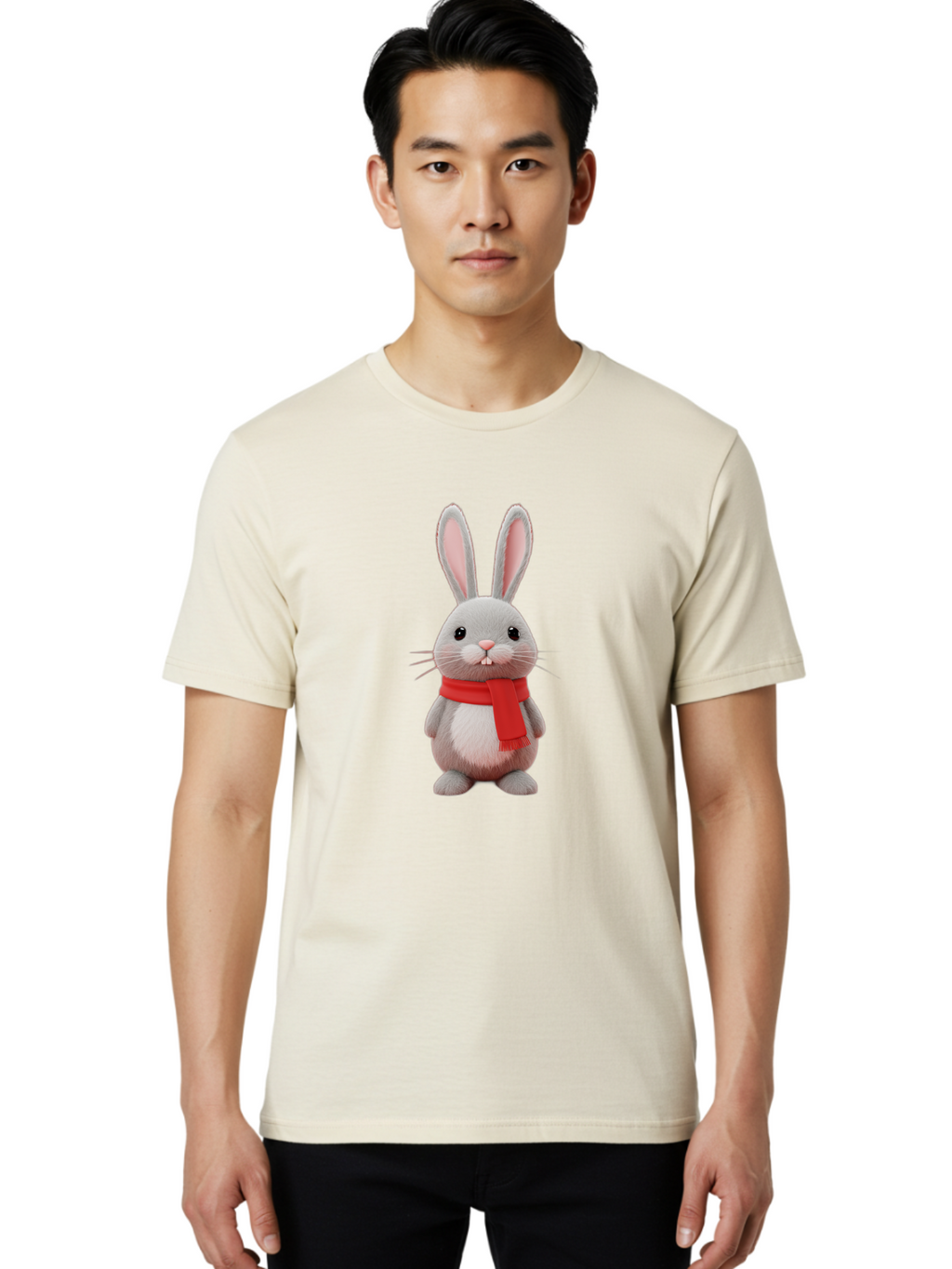 Cartoon-Rabbit Men'S Graphic Tee, 100% Cotton, Comfortable Casual Summer Wear, Machine Washable, Vintage Camera, Old Camera, Antique Camera, Black Camera, Classic Photography, Photography Equipment, Nostalgic Device, Film Camera, Camera Art Bal955