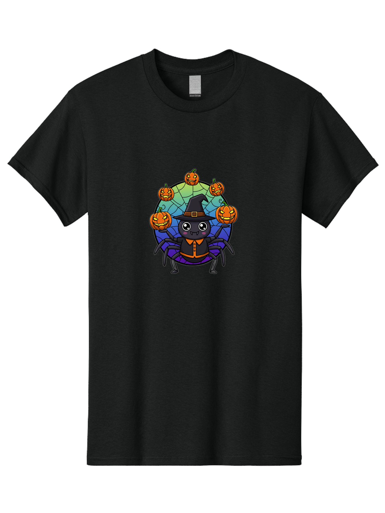 Cartoon-Spider-Wearing-Witch-Hat Men'S Graphic Tee, 100% Cotton, Comfortable Casual Summer Wear, Machine Washable, Vintage Camera, Old Camera, Antique Camera, Black Camera, Classic Photography, Photography Equipment, Nostalgic Device, Bal956