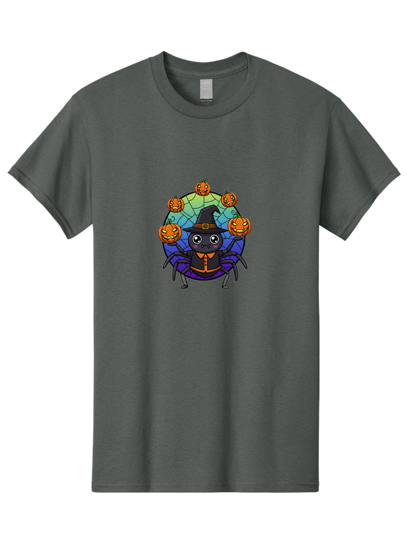 Cartoon-Spider-Wearing-Witch-Hat Men'S Graphic Tee, 100% Cotton, Comfortable Casual Summer Wear, Machine Washable, Vintage Camera, Old Camera, Antique Camera, Black Camera, Classic Photography, Photography Equipment, Nostalgic Device, Bal956