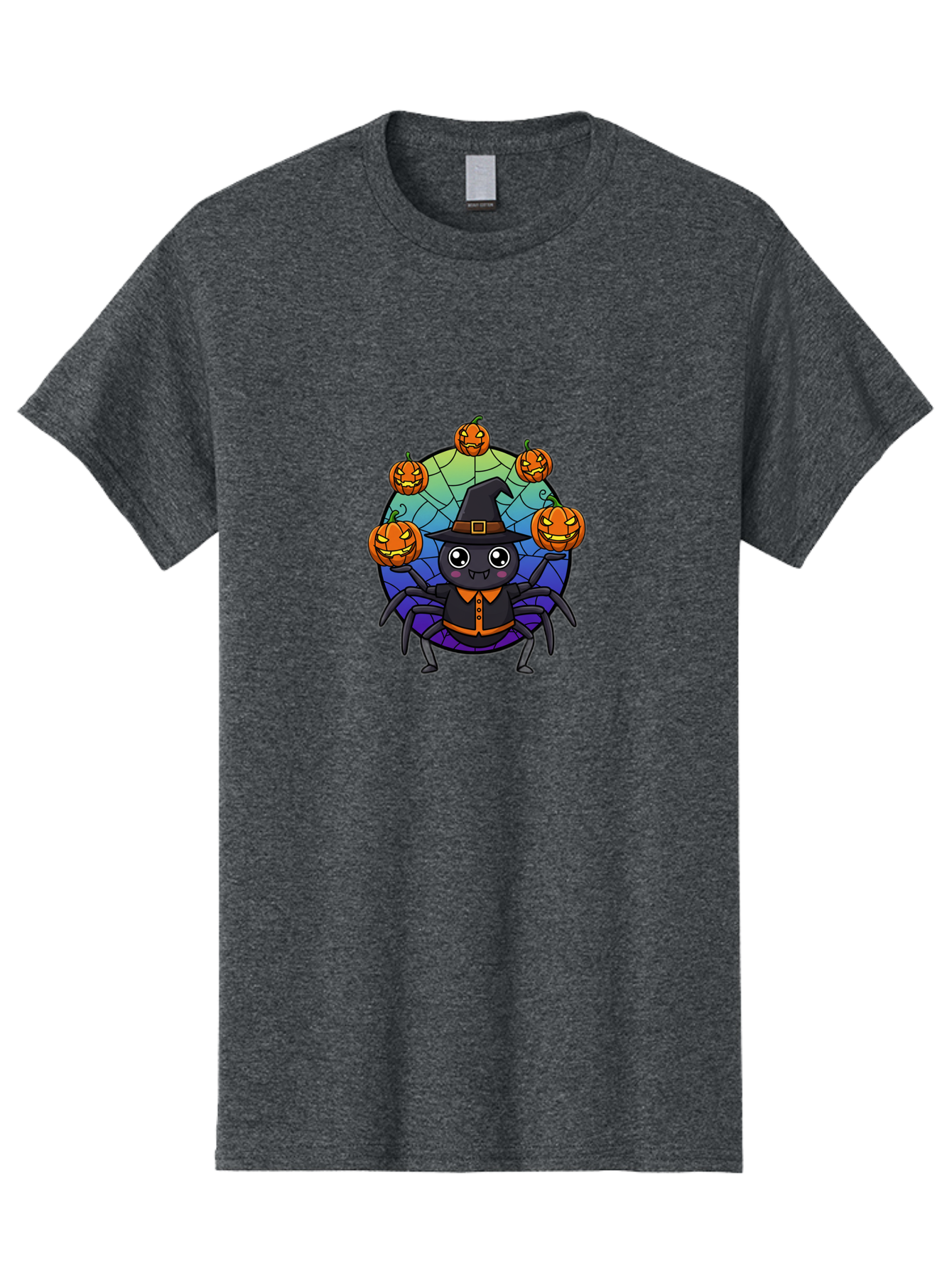 Cartoon-Spider-Wearing-Witch-Hat Men'S Graphic Tee, 100% Cotton, Comfortable Casual Summer Wear, Machine Washable, Vintage Camera, Old Camera, Antique Camera, Black Camera, Classic Photography, Photography Equipment, Nostalgic Device, Bal956
