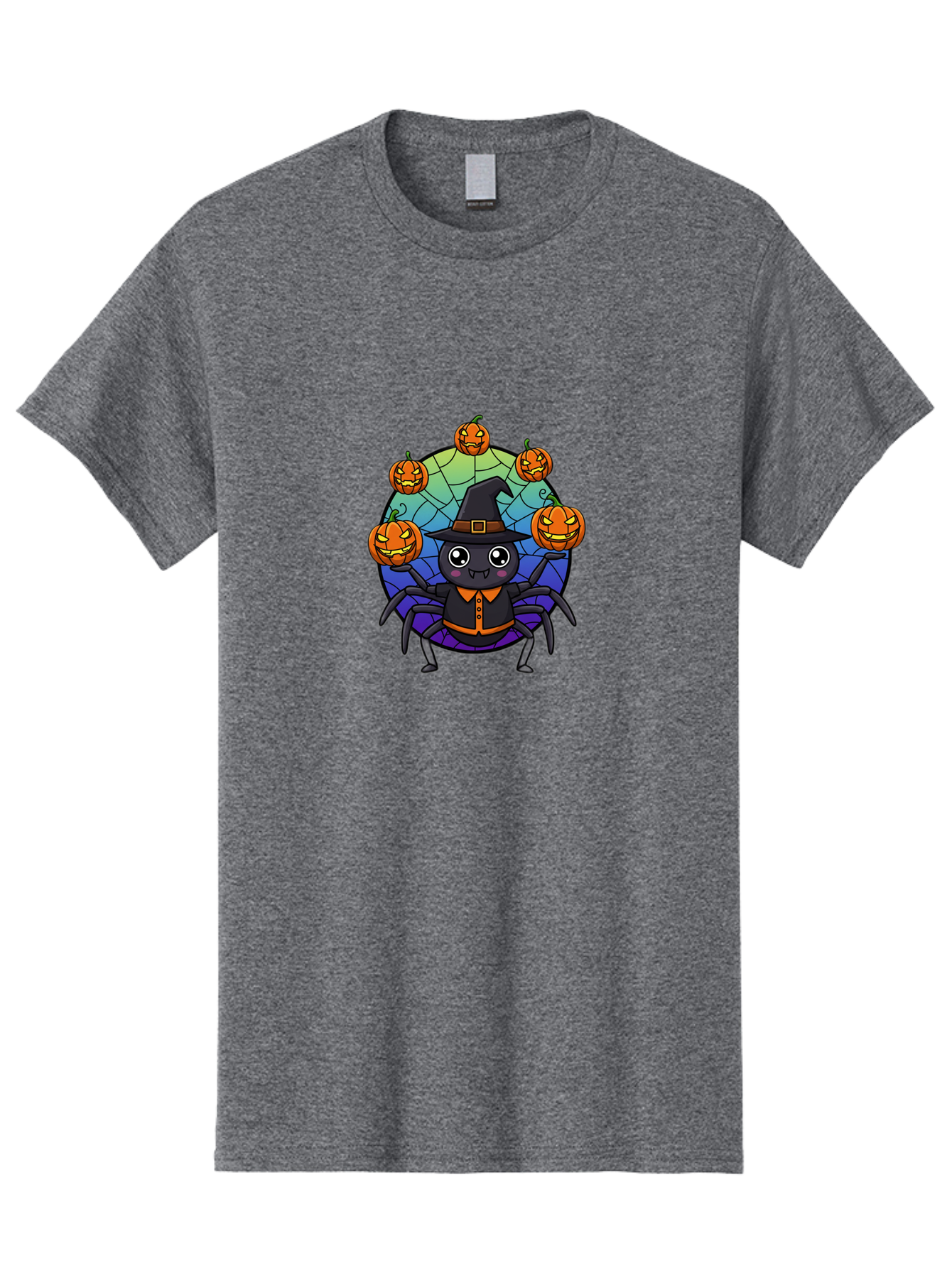 Cartoon-Spider-Wearing-Witch-Hat Men'S Graphic Tee, 100% Cotton, Comfortable Casual Summer Wear, Machine Washable, Vintage Camera, Old Camera, Antique Camera, Black Camera, Classic Photography, Photography Equipment, Nostalgic Device, Bal956