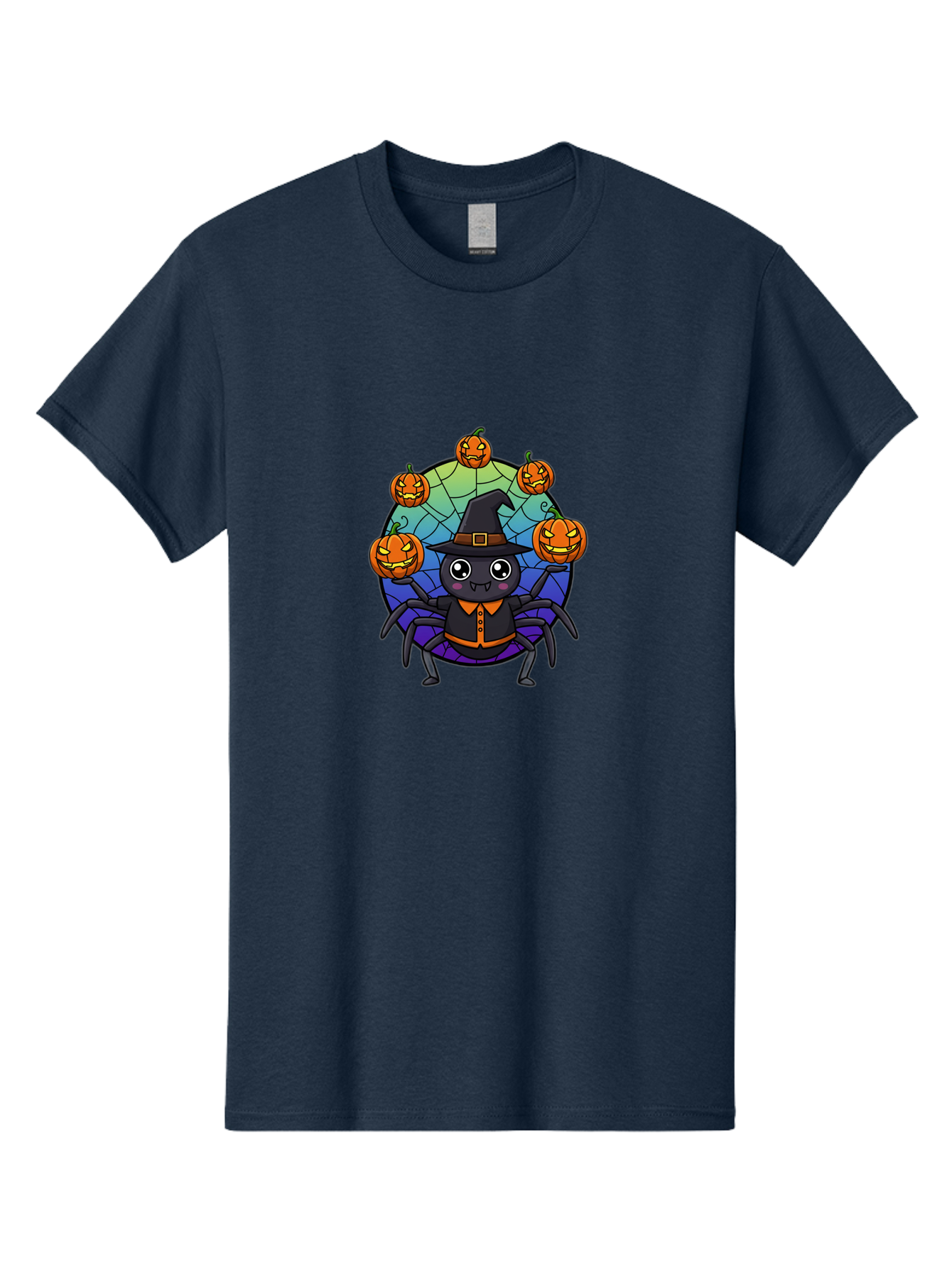 Cartoon-Spider-Wearing-Witch-Hat Men'S Graphic Tee, 100% Cotton, Comfortable Casual Summer Wear, Machine Washable, Vintage Camera, Old Camera, Antique Camera, Black Camera, Classic Photography, Photography Equipment, Nostalgic Device, Bal956