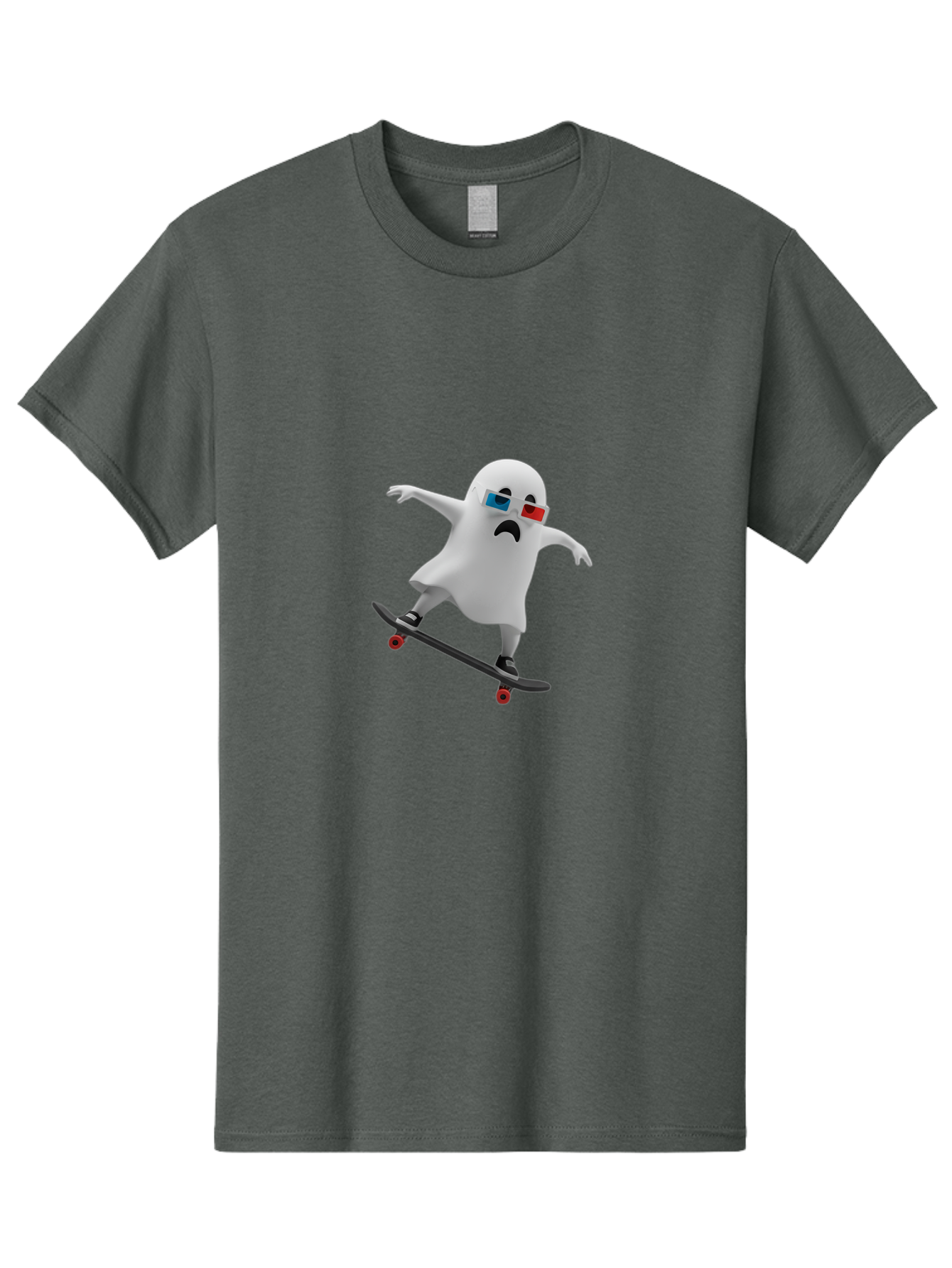 Casper-On-Skateboard Men'S Graphic Tee, 100% Cotton, Comfortable Casual Summer Wear, Machine Washable, Vintage Camera, Old Camera, Antique Camera, Black Camera, Classic Photography, Photography Equipment, Nostalgic Device, Film Camera, Bal957