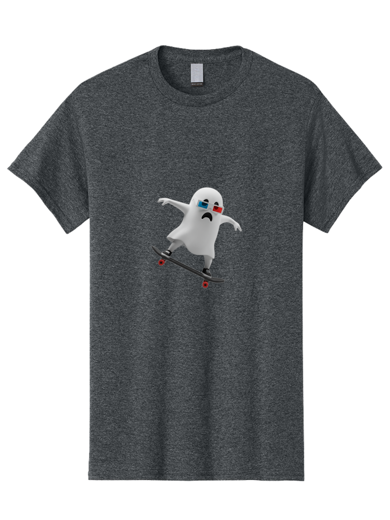 Casper-On-Skateboard Men'S Graphic Tee, 100% Cotton, Comfortable Casual Summer Wear, Machine Washable, Vintage Camera, Old Camera, Antique Camera, Black Camera, Classic Photography, Photography Equipment, Nostalgic Device, Film Camera, Bal957