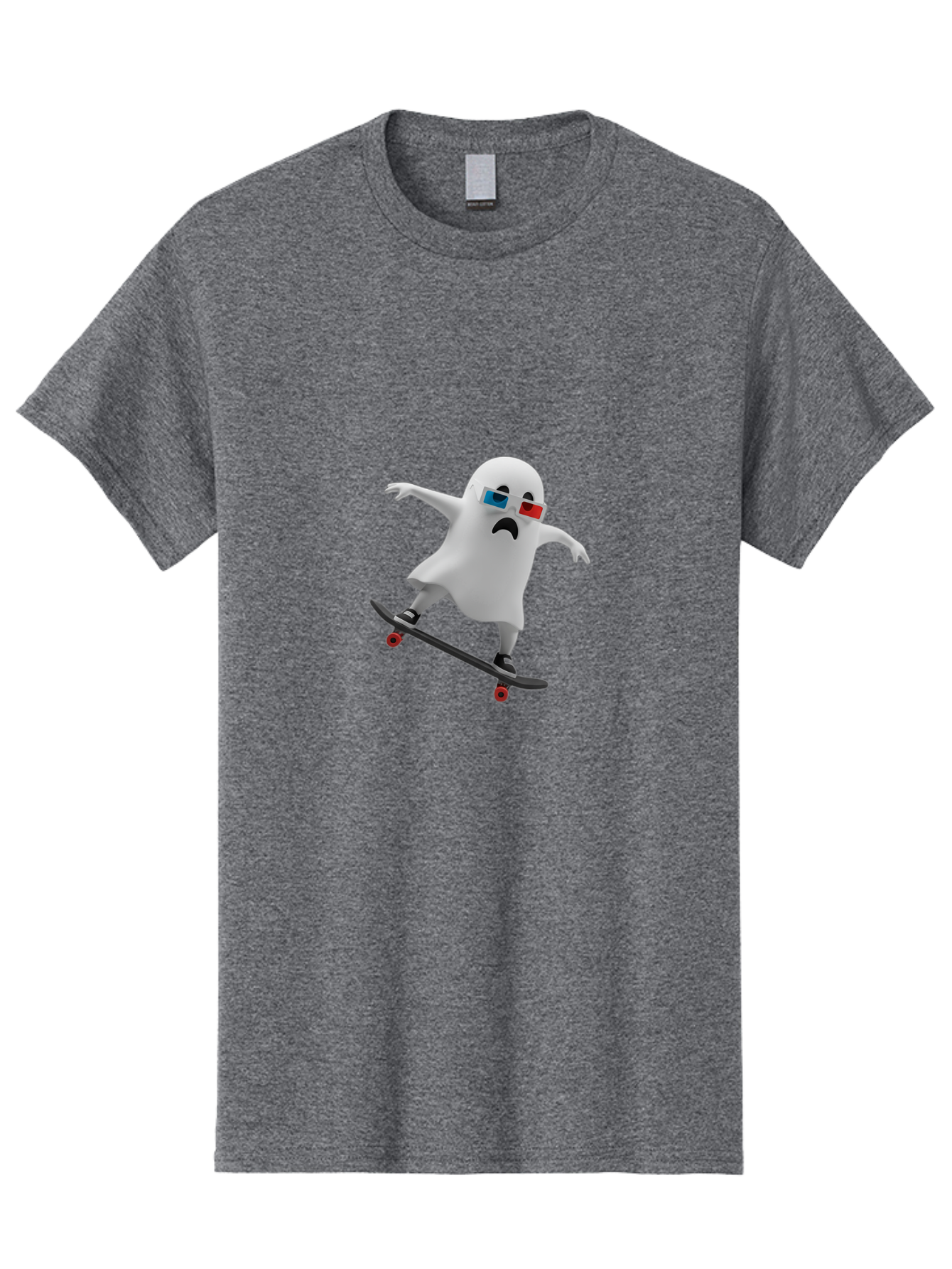 Casper-On-Skateboard Men'S Graphic Tee, 100% Cotton, Comfortable Casual Summer Wear, Machine Washable, Vintage Camera, Old Camera, Antique Camera, Black Camera, Classic Photography, Photography Equipment, Nostalgic Device, Film Camera, Bal957
