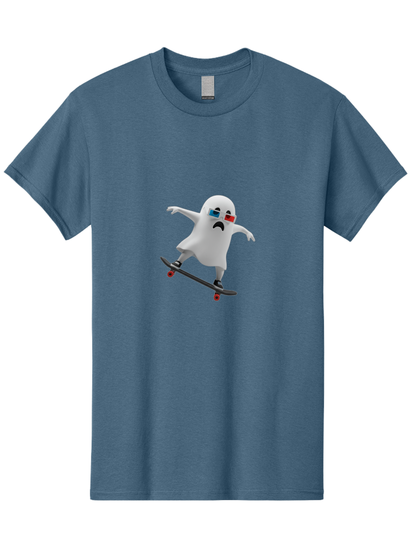 Casper-On-Skateboard Men'S Graphic Tee, 100% Cotton, Comfortable Casual Summer Wear, Machine Washable, Vintage Camera, Old Camera, Antique Camera, Black Camera, Classic Photography, Photography Equipment, Nostalgic Device, Film Camera, Bal957