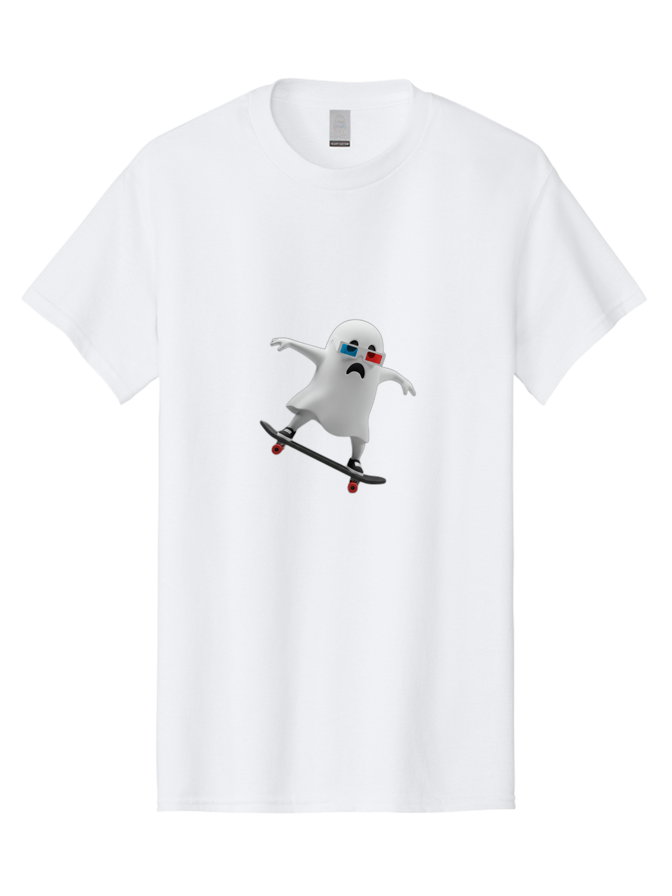 Casper-On-Skateboard Men'S Graphic Tee, 100% Cotton, Comfortable Casual Summer Wear, Machine Washable, Vintage Camera, Old Camera, Antique Camera, Black Camera, Classic Photography, Photography Equipment, Nostalgic Device, Film Camera, Bal957
