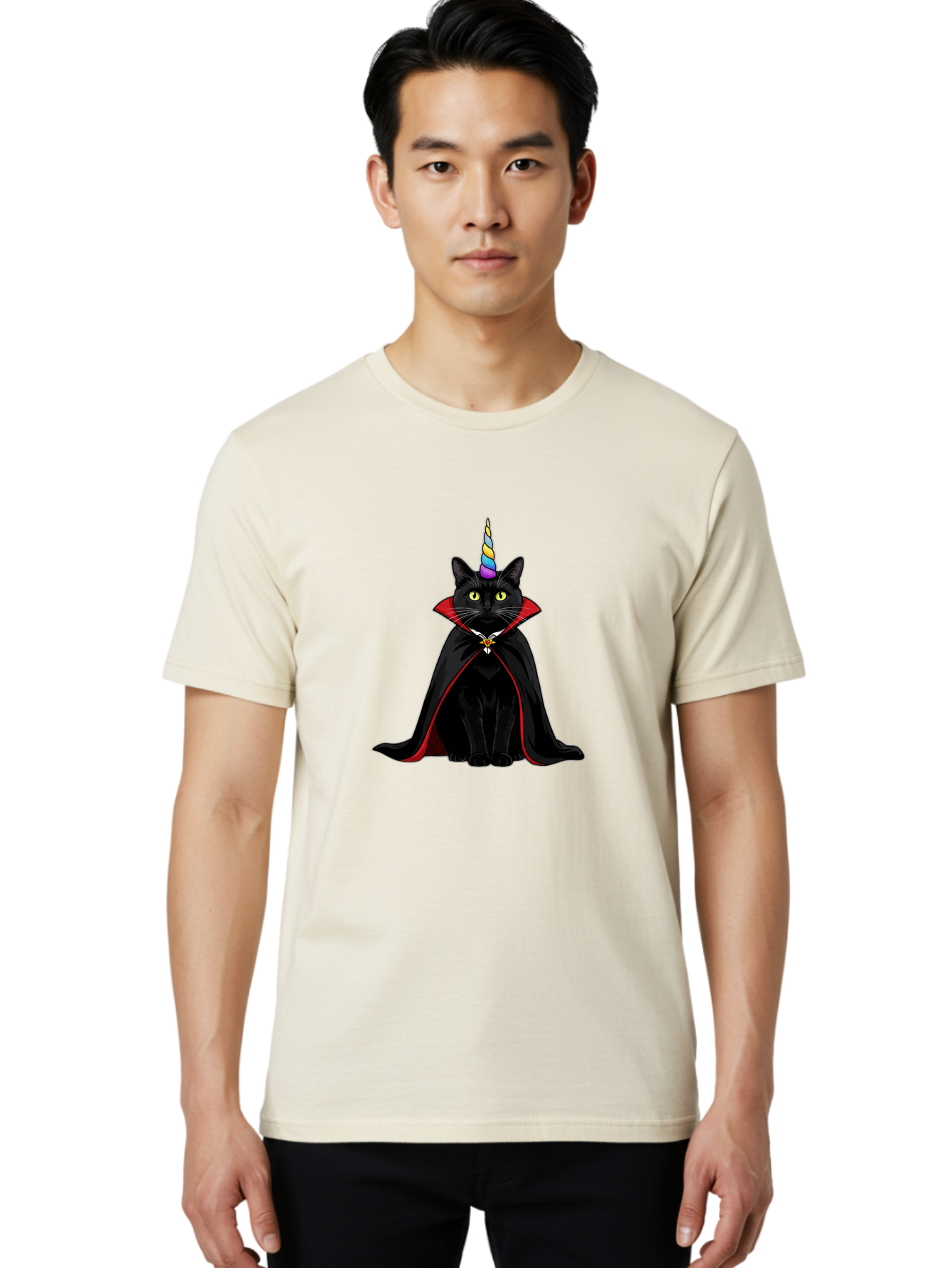 Casper-The-Friendly-Vampire-Cat Men'S Graphic Tee, 100% Cotton, Comfortable Casual Summer Wear, Machine Washable, Vintage Camera, Old Camera, Antique Camera, Black Camera, Classic Photography, Photography Equipment, Nostalgic Device, Bal958