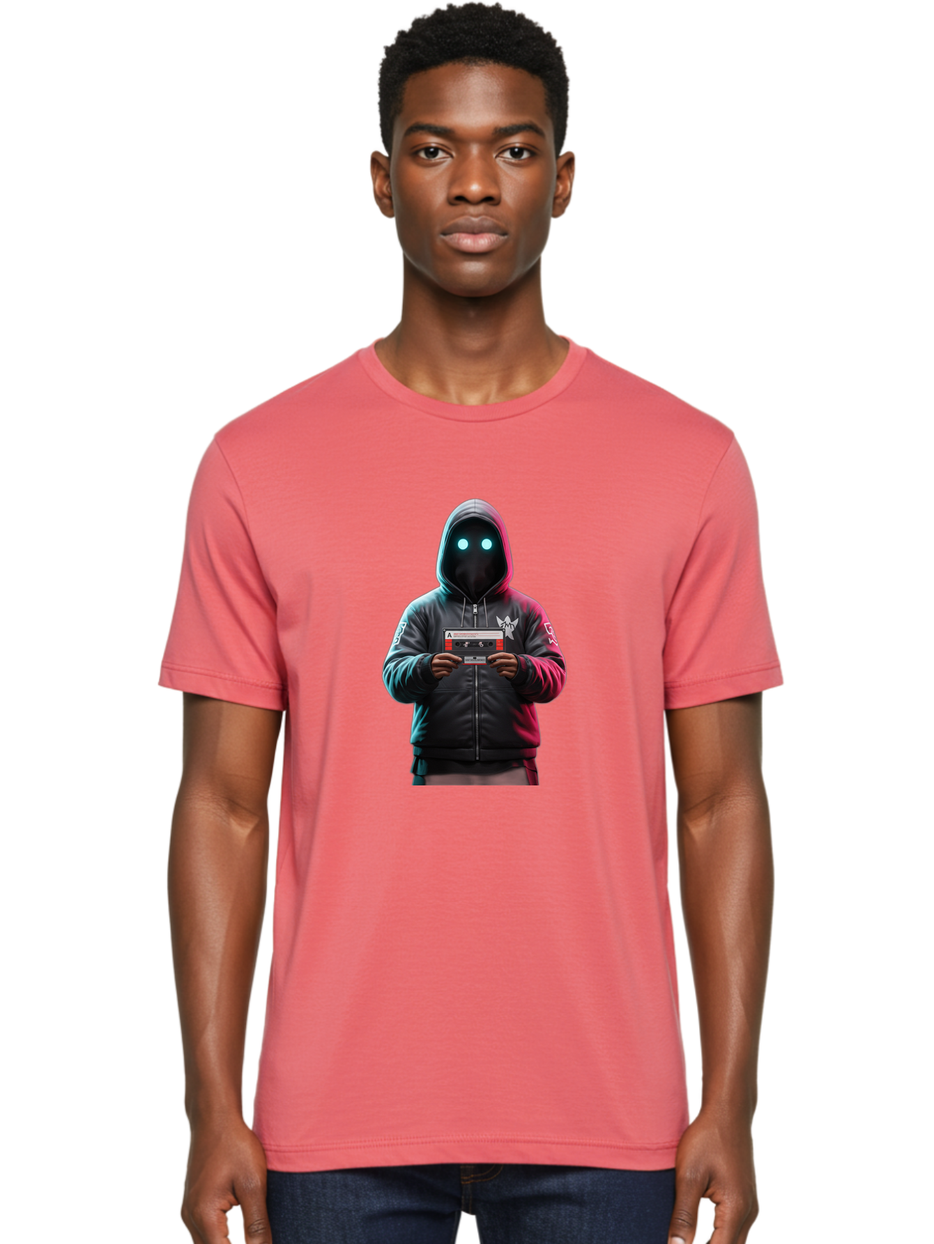 Cassette-Hoodie Men'S Graphic Tee, 100% Cotton, Comfortable Casual Summer Wear, Machine Washable, Vintage Camera, Old Camera, Antique Camera, Black Camera, Classic Photography, Photography Equipment, Nostalgic Device, Film Camera, Camera Art Bal959