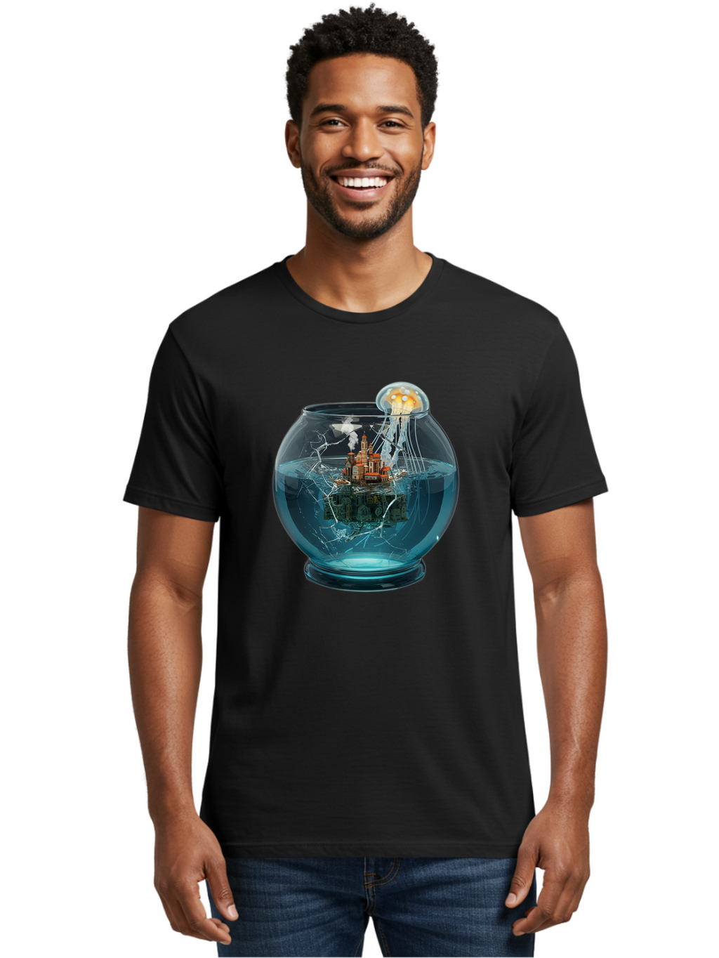 Castle-In-A-Fishbowl Men'S Graphic Tee, 100% Cotton, Comfortable Casual Summer Wear, Machine Washable, Vintage Camera, Old Camera, Antique Camera, Black Camera, Classic Photography, Photography Equipment, Nostalgic Device, Film Camera, Bal962