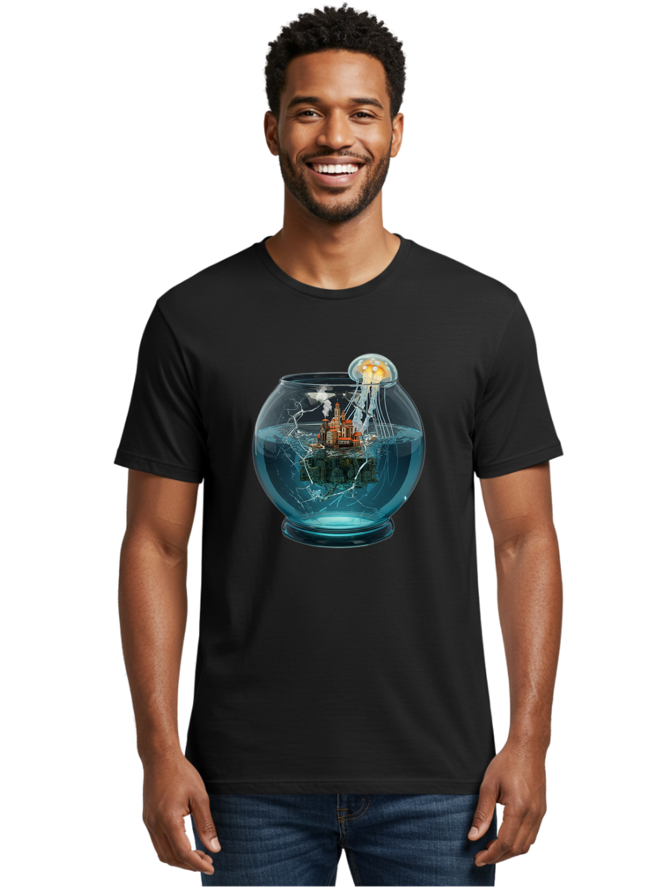 Castle-In-A-Fishbowl Men'S Graphic Tee, 100% Cotton, Comfortable Casual Summer Wear, Machine Washable, Vintage Camera, Old Camera, Antique Camera, Black Camera, Classic Photography, Photography Equipment, Nostalgic Device, Film Camera, Bal962