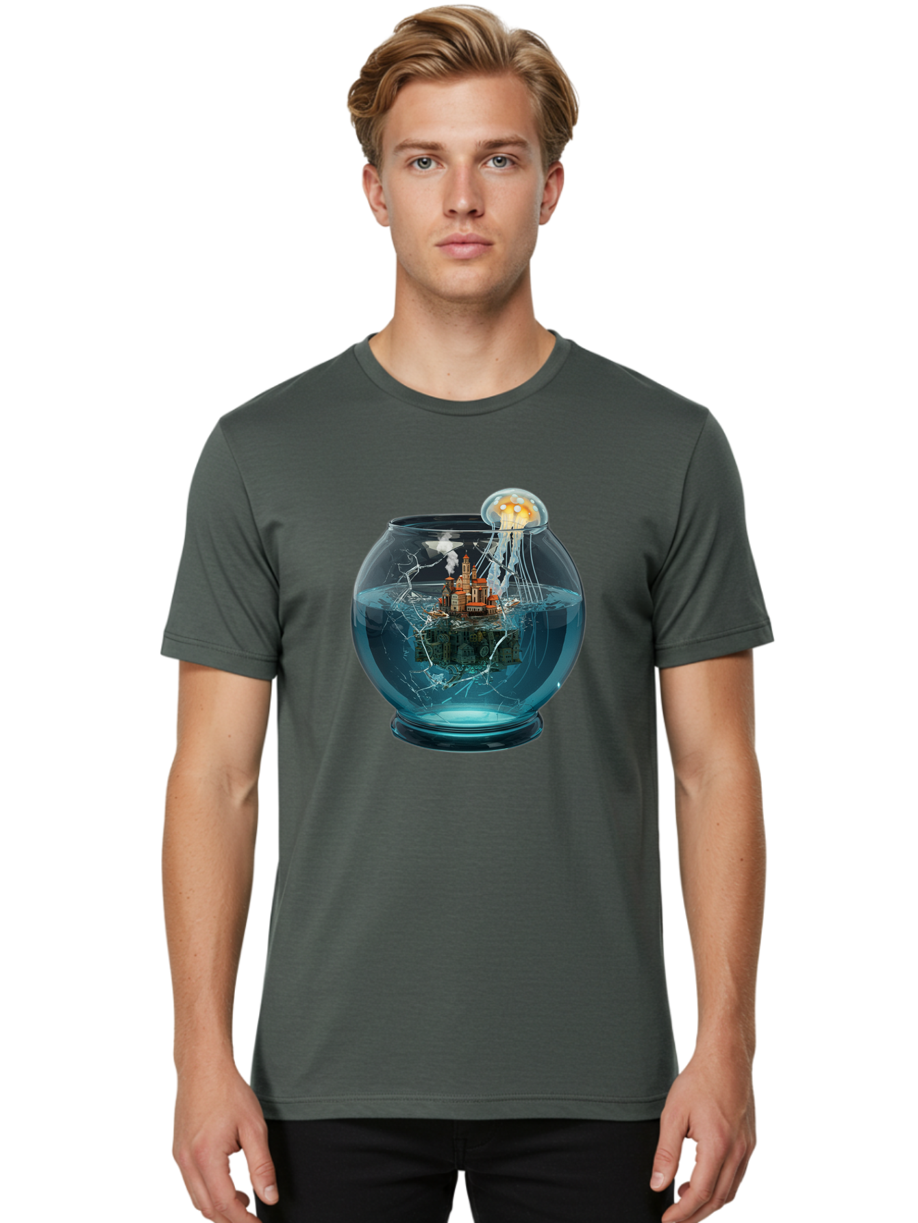 Castle-In-A-Fishbowl Men'S Graphic Tee, 100% Cotton, Comfortable Casual Summer Wear, Machine Washable, Vintage Camera, Old Camera, Antique Camera, Black Camera, Classic Photography, Photography Equipment, Nostalgic Device, Film Camera, Bal962