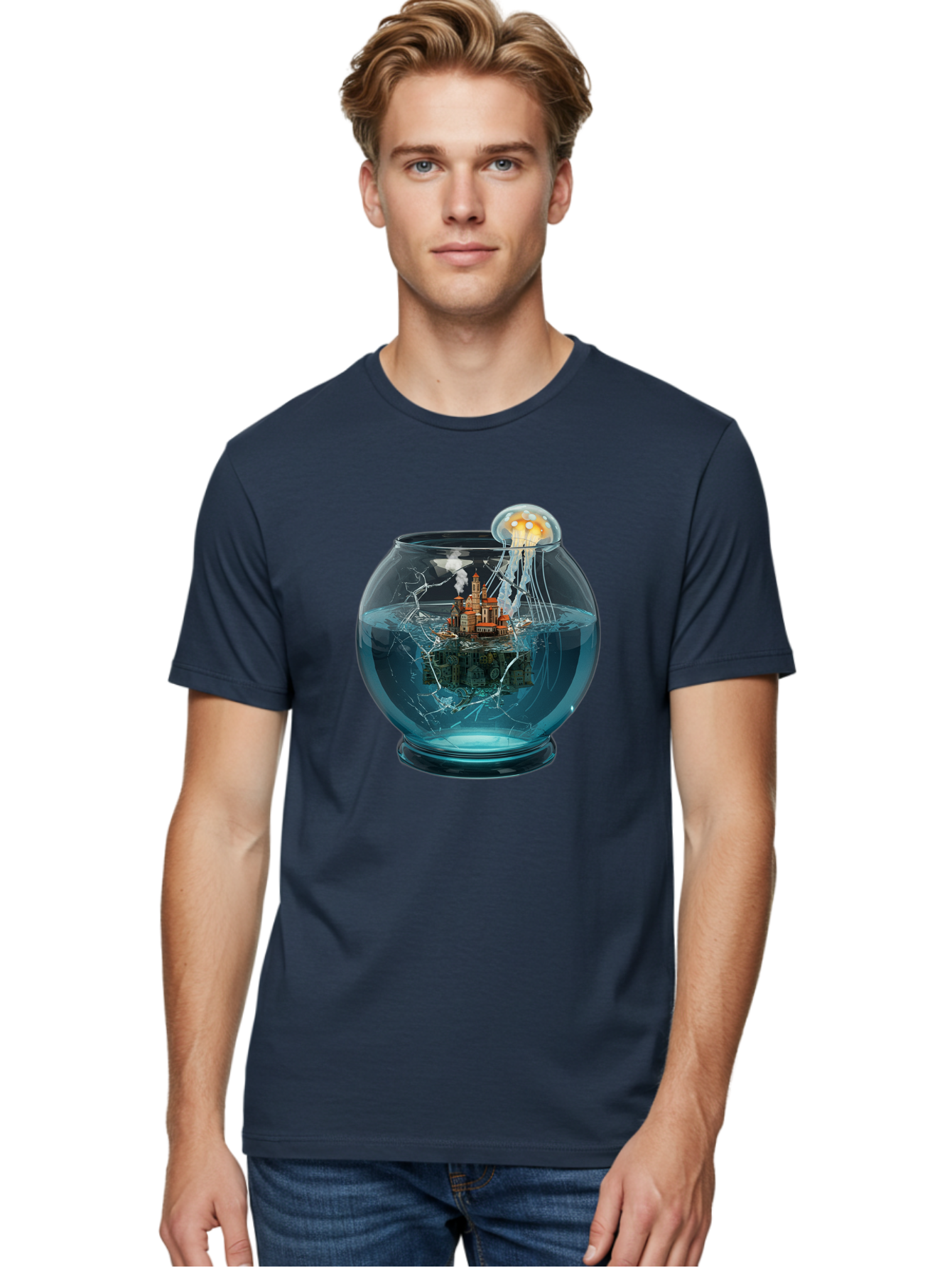 Castle-In-A-Fishbowl Men'S Graphic Tee, 100% Cotton, Comfortable Casual Summer Wear, Machine Washable, Vintage Camera, Old Camera, Antique Camera, Black Camera, Classic Photography, Photography Equipment, Nostalgic Device, Film Camera, Bal962