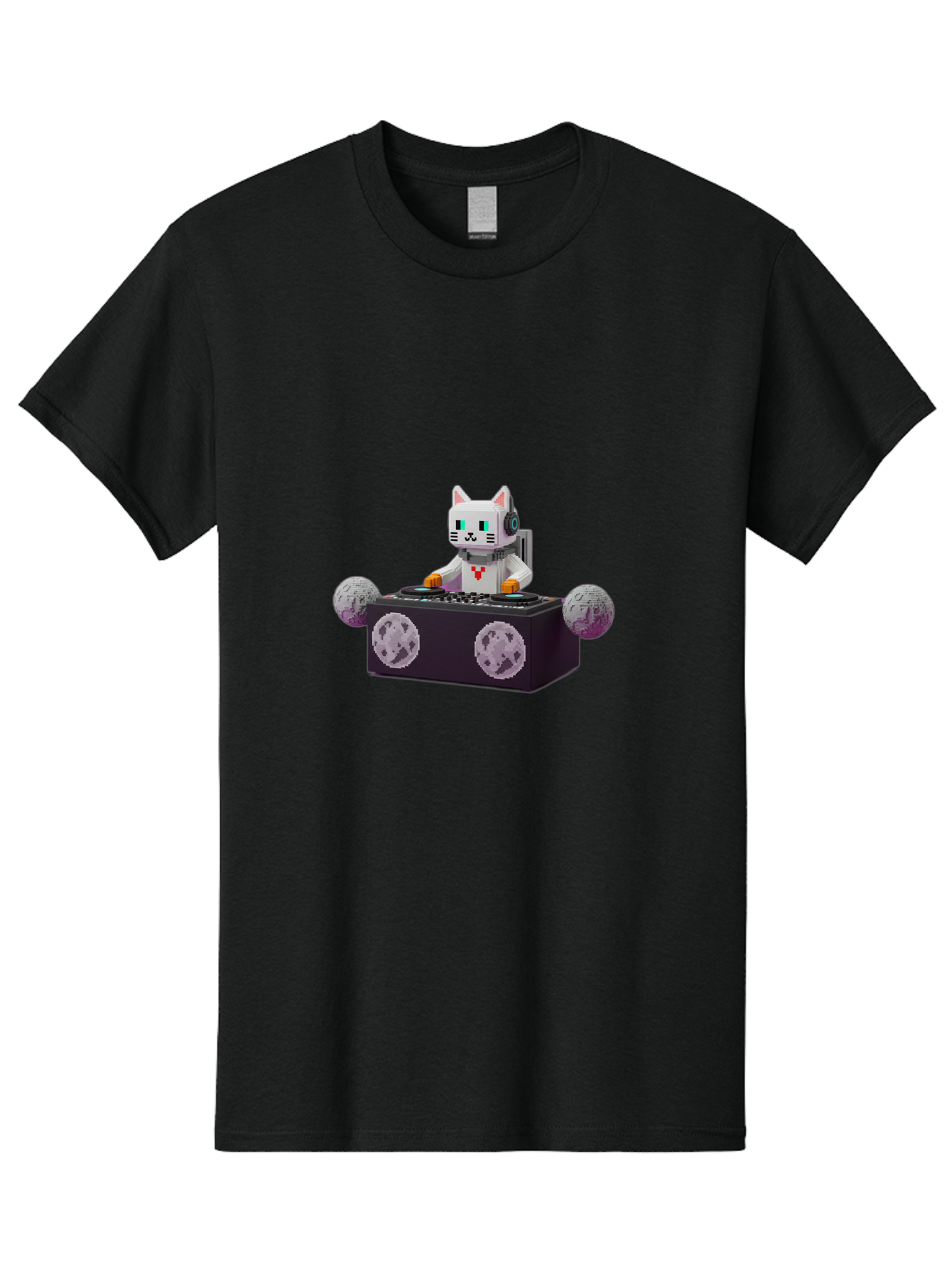 Cat-Dj Men'S Graphic Tee, 100% Cotton, Comfortable Casual Summer Wear, Machine Washable, Vintage Camera, Old Camera, Antique Camera, Black Camera, Classic Photography, Photography Equipment, Nostalgic Device, Film Camera, Camera Art Bal965
