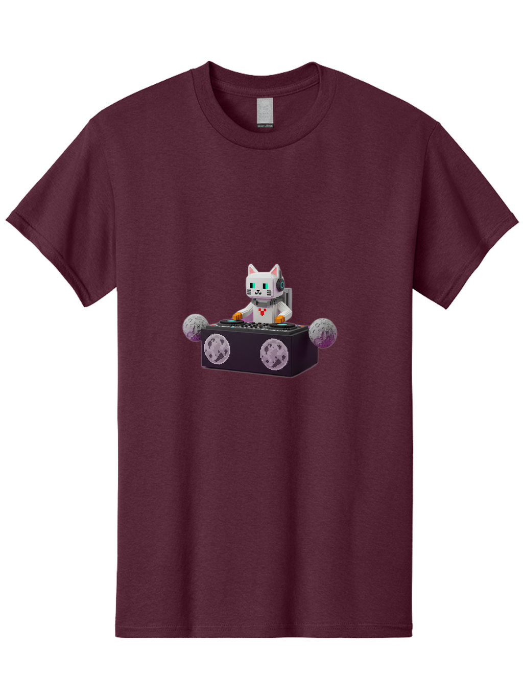 Cat-Dj Men'S Graphic Tee, 100% Cotton, Comfortable Casual Summer Wear, Machine Washable, Vintage Camera, Old Camera, Antique Camera, Black Camera, Classic Photography, Photography Equipment, Nostalgic Device, Film Camera, Camera Art Bal965