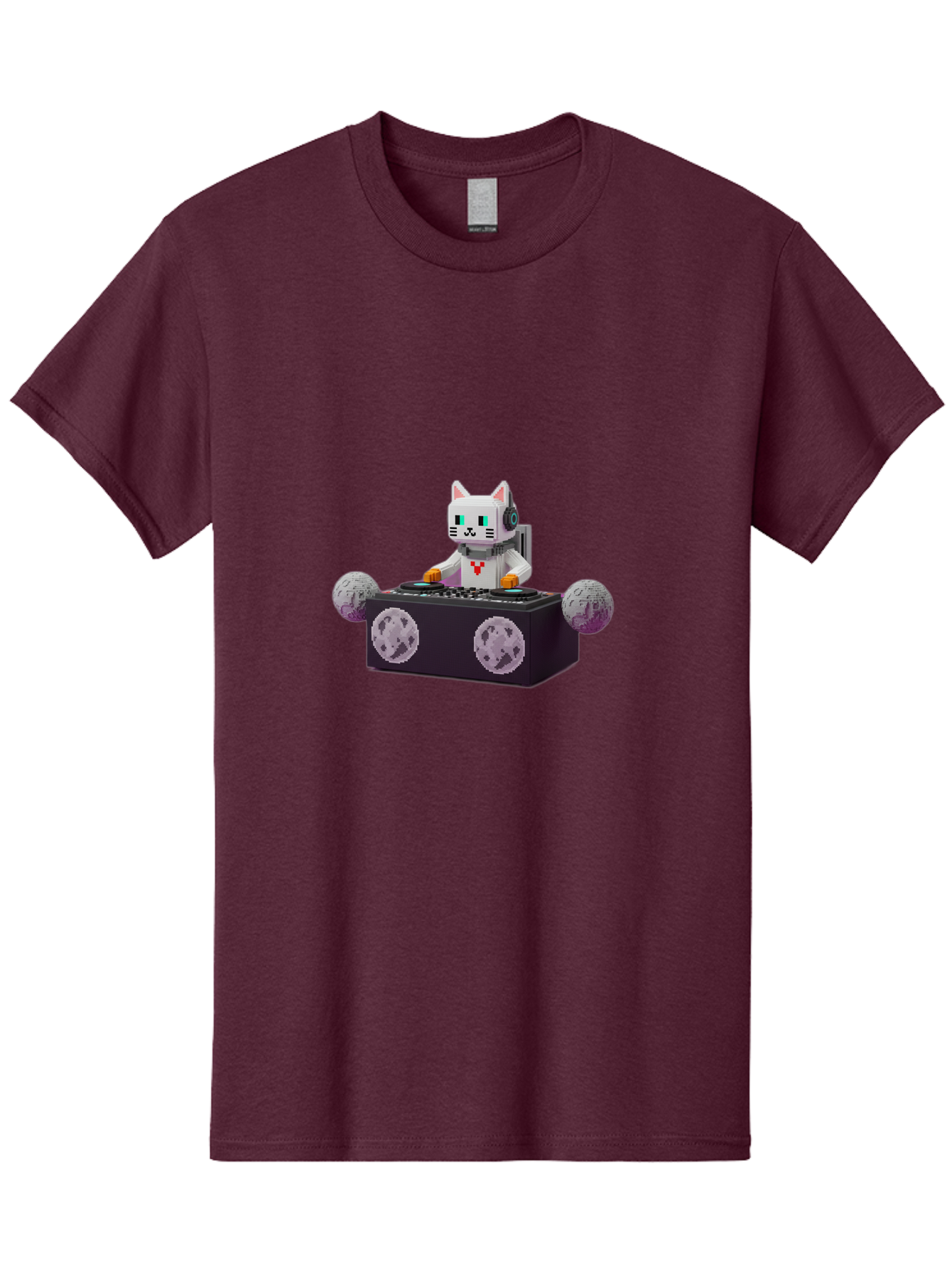 Cat-Dj Men'S Graphic Tee, 100% Cotton, Comfortable Casual Summer Wear, Machine Washable, Vintage Camera, Old Camera, Antique Camera, Black Camera, Classic Photography, Photography Equipment, Nostalgic Device, Film Camera, Camera Art Bal965