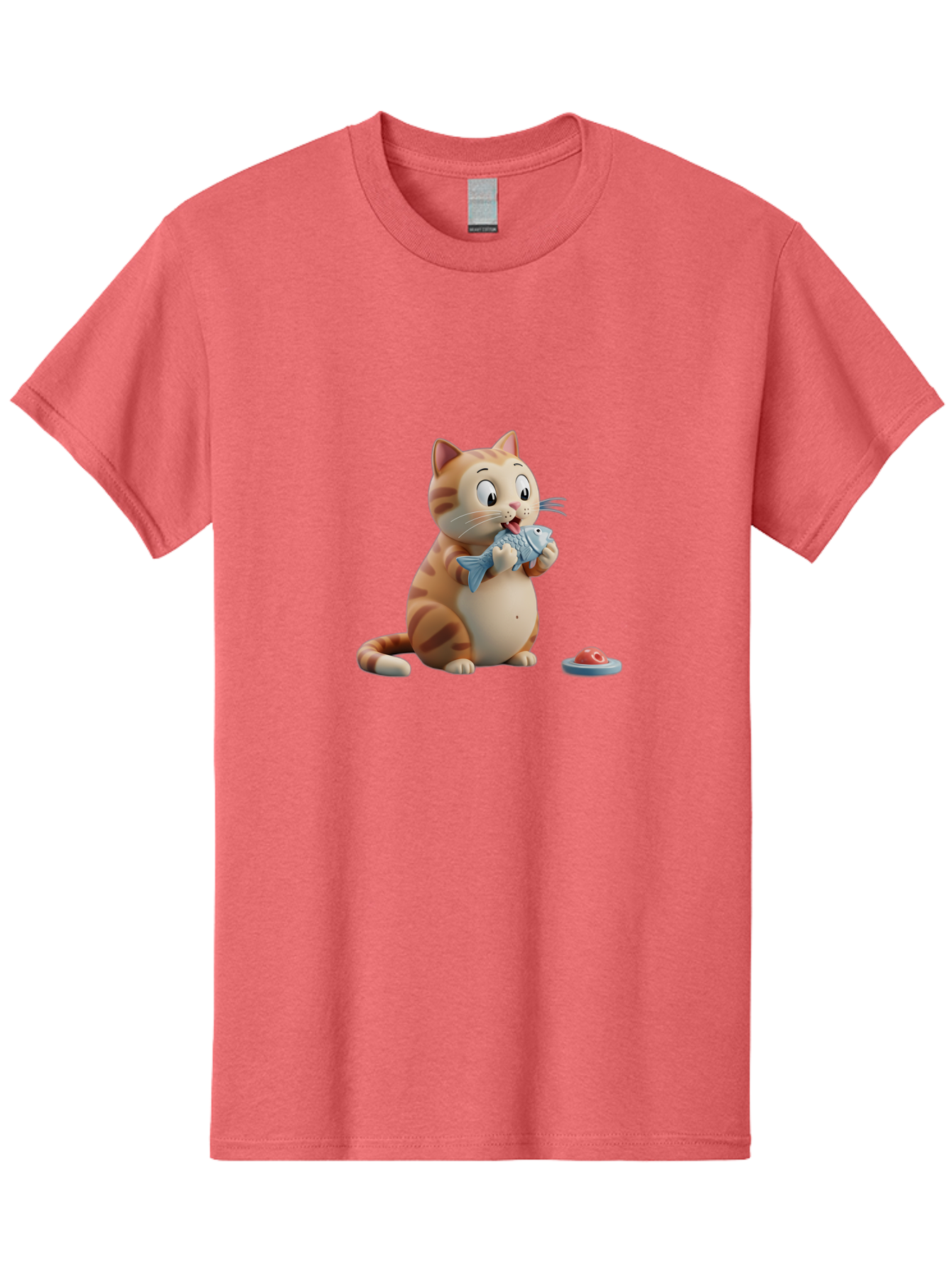 Cat-Eating-Fish-1 Men'S Graphic Tee, 100% Cotton, Comfortable Casual Summer Wear, Machine Washable, Vintage Camera, Old Camera, Antique Camera, Black Camera, Classic Photography, Photography Equipment, Nostalgic Device, Film Camera, Camera Art Bal967