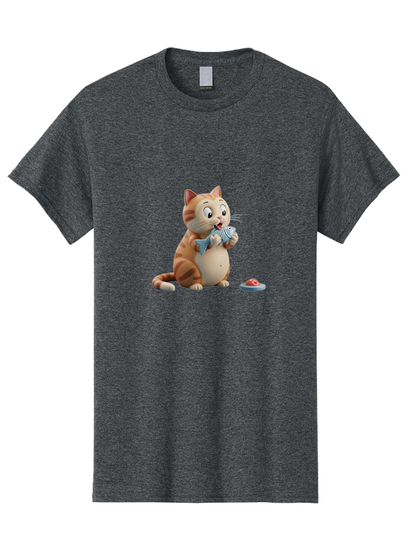 Cat-Eating-Fish-1 Men'S Graphic Tee, 100% Cotton, Comfortable Casual Summer Wear, Machine Washable, Vintage Camera, Old Camera, Antique Camera, Black Camera, Classic Photography, Photography Equipment, Nostalgic Device, Film Camera, Camera Art Bal967