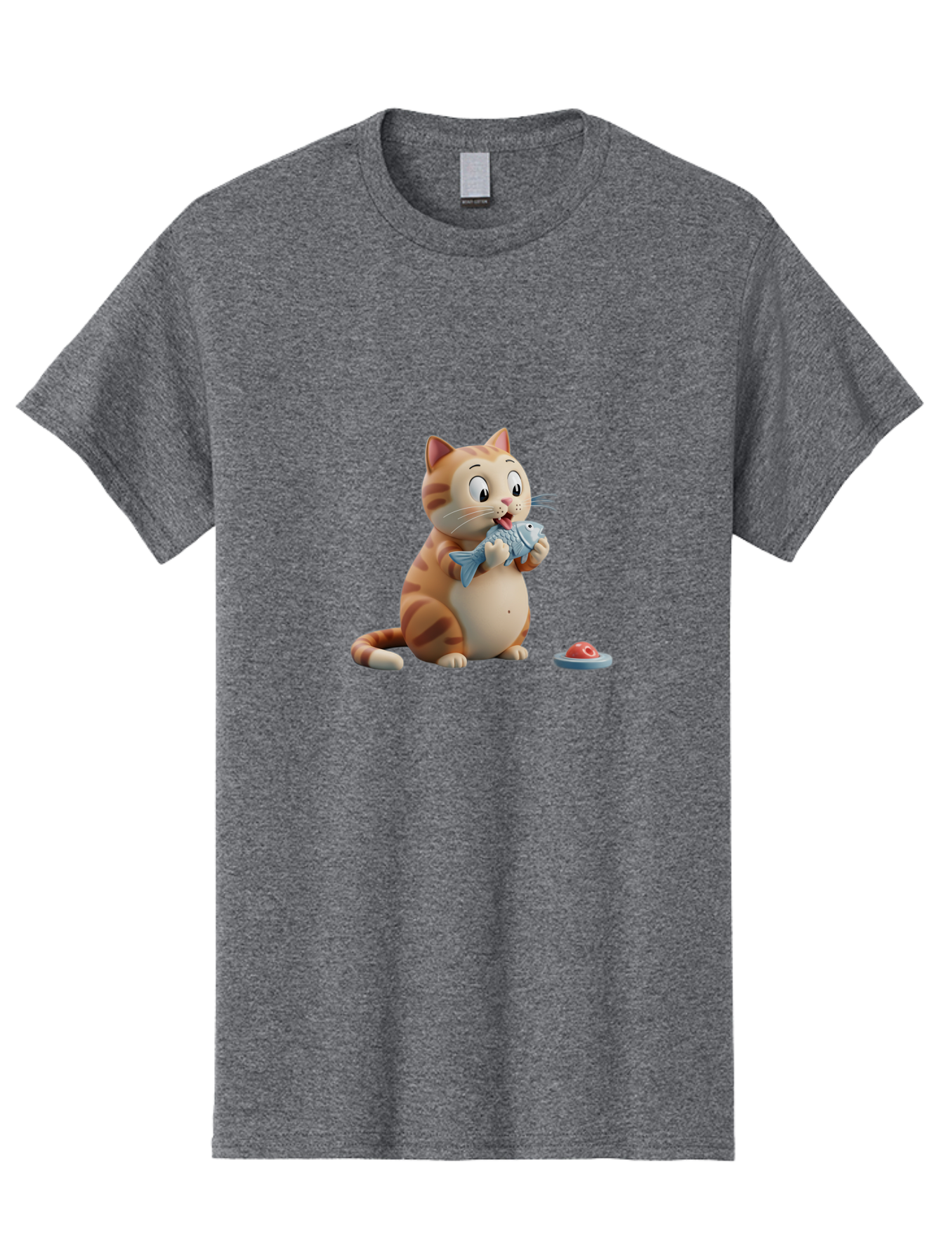 Cat-Eating-Fish-1 Men'S Graphic Tee, 100% Cotton, Comfortable Casual Summer Wear, Machine Washable, Vintage Camera, Old Camera, Antique Camera, Black Camera, Classic Photography, Photography Equipment, Nostalgic Device, Film Camera, Camera Art Bal967