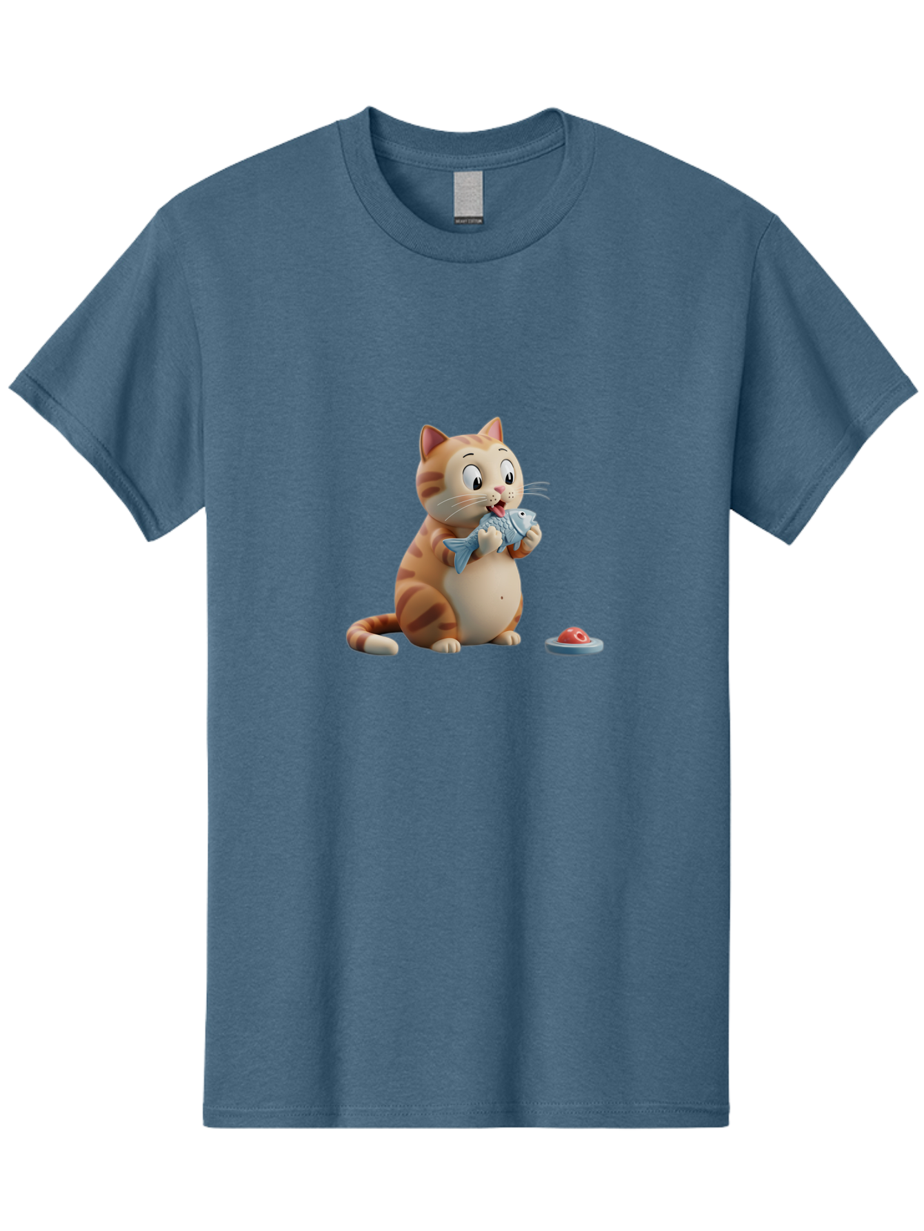 Cat-Eating-Fish-1 Men'S Graphic Tee, 100% Cotton, Comfortable Casual Summer Wear, Machine Washable, Vintage Camera, Old Camera, Antique Camera, Black Camera, Classic Photography, Photography Equipment, Nostalgic Device, Film Camera, Camera Art Bal967