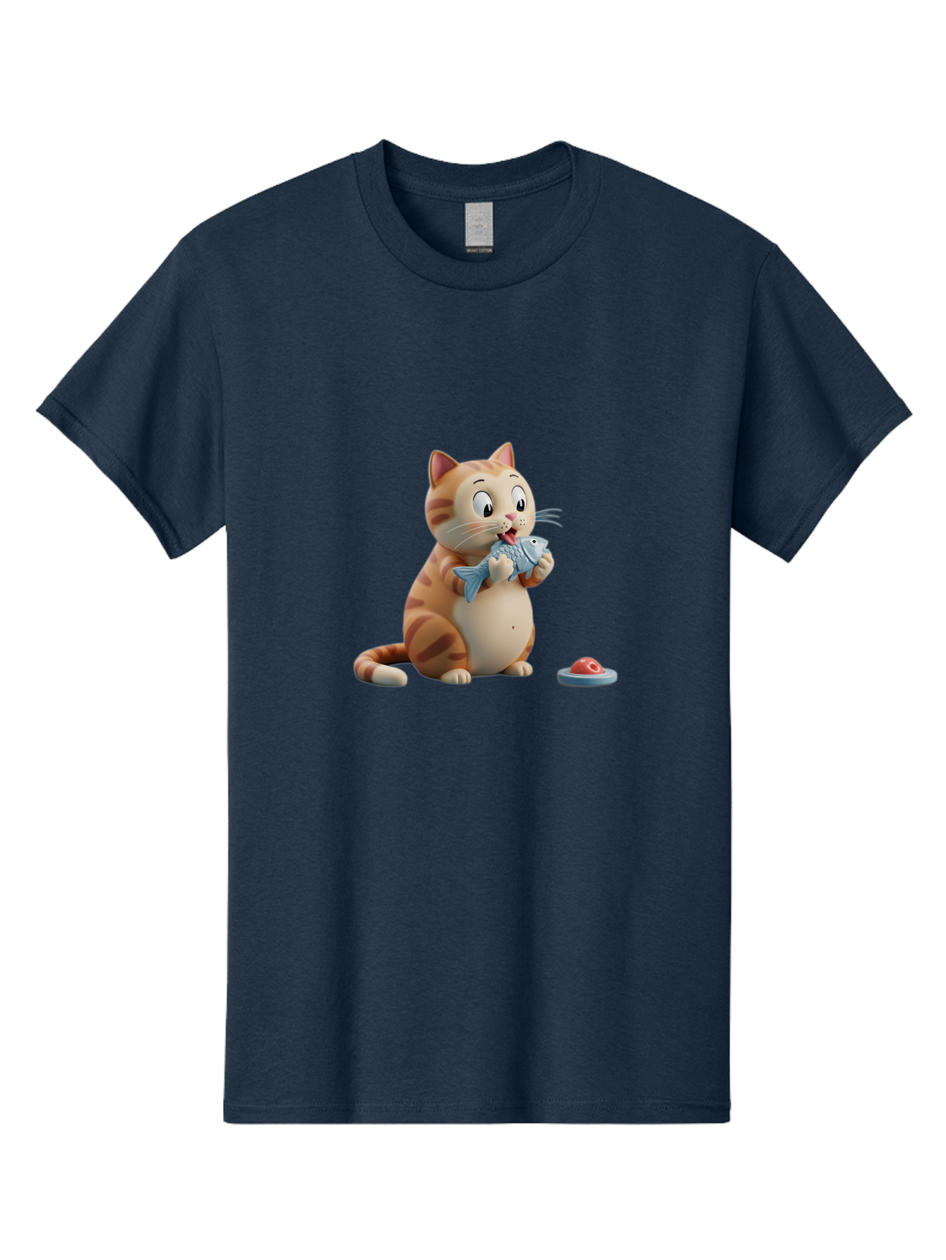 Cat-Eating-Fish-1 Men'S Graphic Tee, 100% Cotton, Comfortable Casual Summer Wear, Machine Washable, Vintage Camera, Old Camera, Antique Camera, Black Camera, Classic Photography, Photography Equipment, Nostalgic Device, Film Camera, Camera Art Bal967