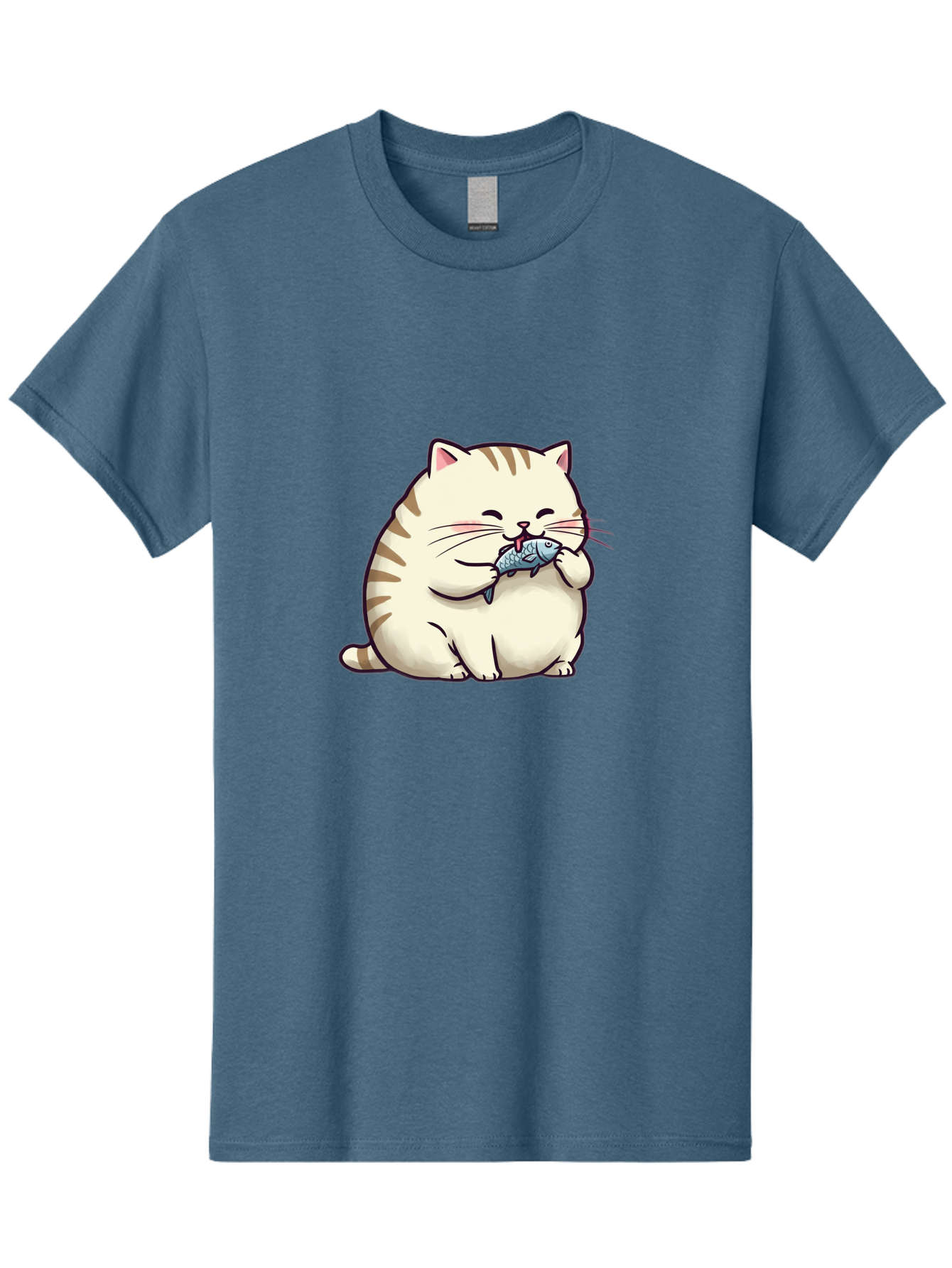 Cat-Eating-Fish-2 Men'S Graphic Tee, 100% Cotton, Comfortable Casual Summer Wear, Machine Washable, Vintage Camera, Old Camera, Antique Camera, Black Camera, Classic Photography, Photography Equipment, Nostalgic Device, Film Camera, Camera Art Bal968
