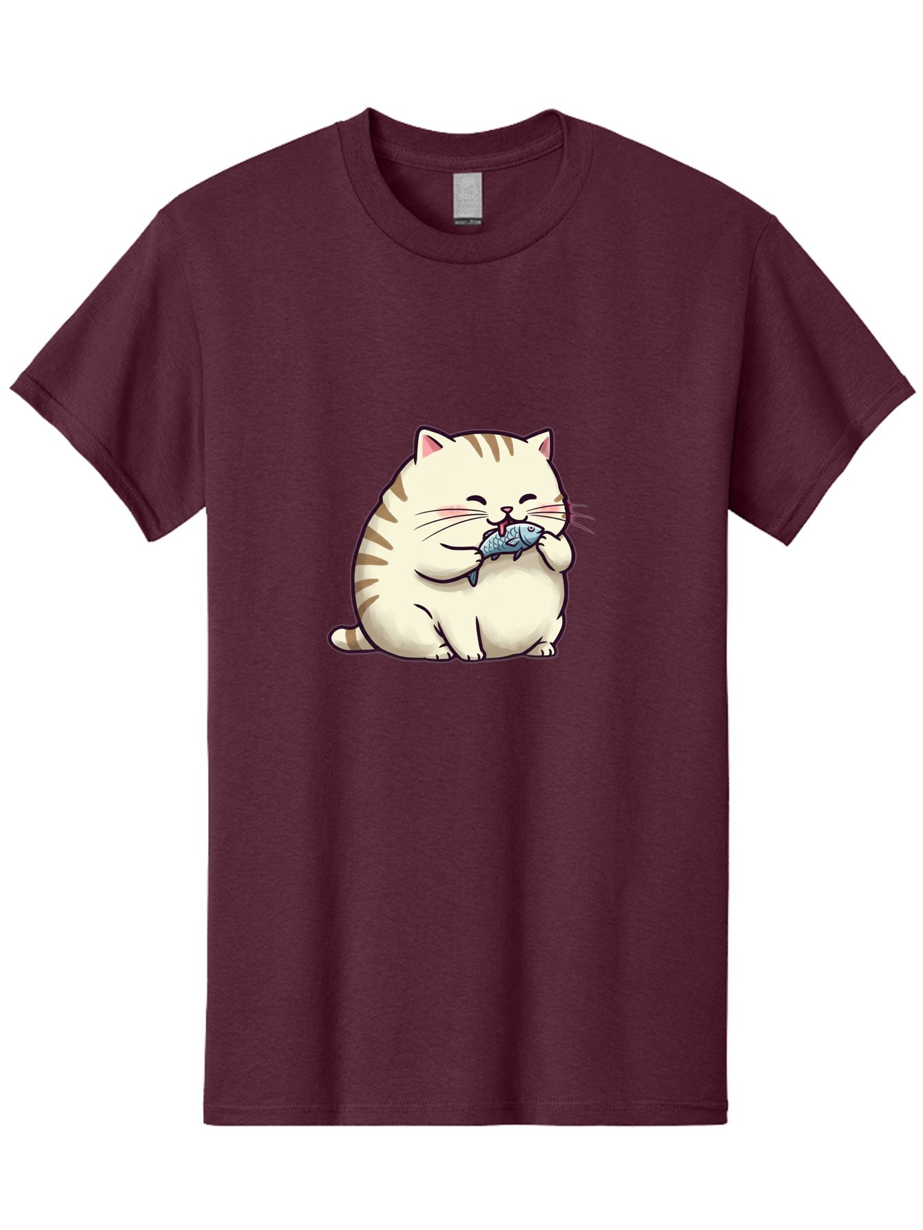 Cat-Eating-Fish-2 Men'S Graphic Tee, 100% Cotton, Comfortable Casual Summer Wear, Machine Washable, Vintage Camera, Old Camera, Antique Camera, Black Camera, Classic Photography, Photography Equipment, Nostalgic Device, Film Camera, Camera Art Bal968