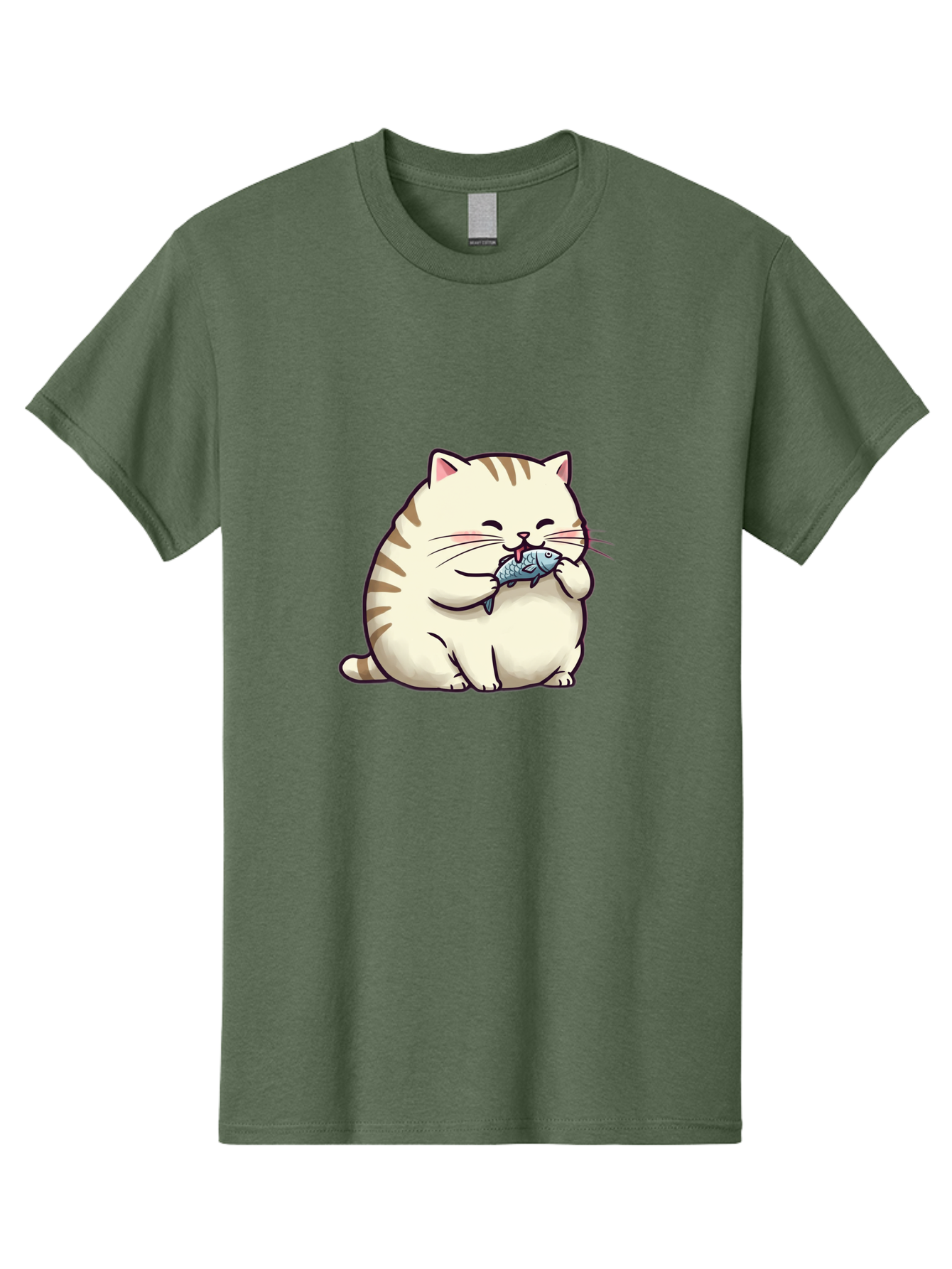 Cat-Eating-Fish-2 Men'S Graphic Tee, 100% Cotton, Comfortable Casual Summer Wear, Machine Washable, Vintage Camera, Old Camera, Antique Camera, Black Camera, Classic Photography, Photography Equipment, Nostalgic Device, Film Camera, Camera Art Bal968