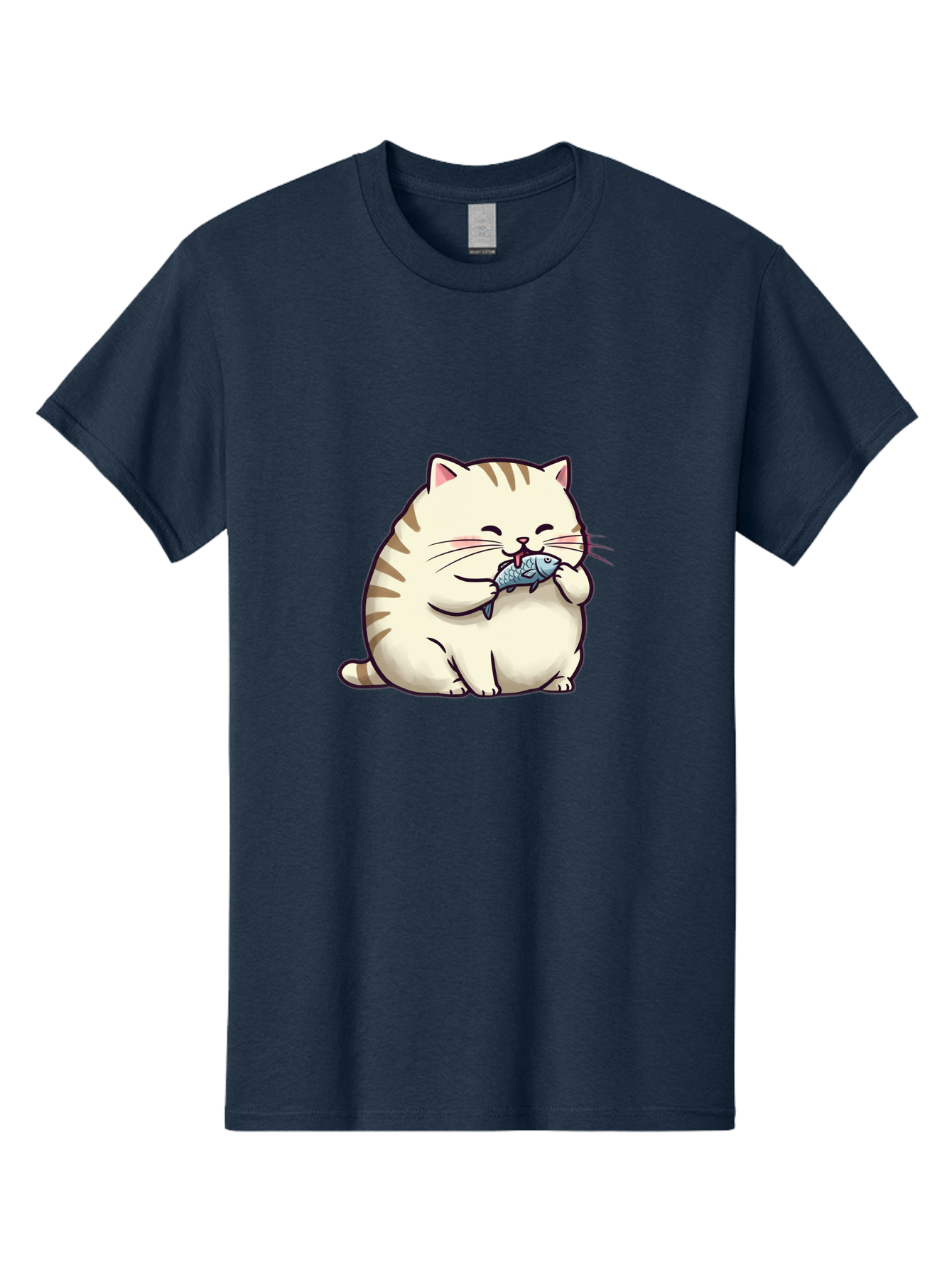 Cat-Eating-Fish-2 Men'S Graphic Tee, 100% Cotton, Comfortable Casual Summer Wear, Machine Washable, Vintage Camera, Old Camera, Antique Camera, Black Camera, Classic Photography, Photography Equipment, Nostalgic Device, Film Camera, Camera Art Bal968