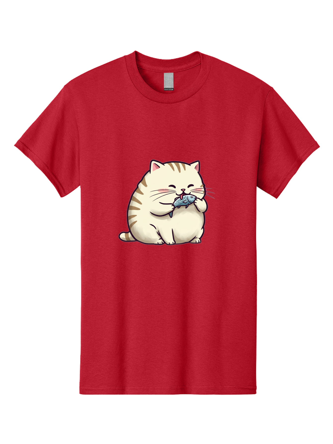 Cat-Eating-Fish-2 Men'S Graphic Tee, 100% Cotton, Comfortable Casual Summer Wear, Machine Washable, Vintage Camera, Old Camera, Antique Camera, Black Camera, Classic Photography, Photography Equipment, Nostalgic Device, Film Camera, Camera Art Bal968