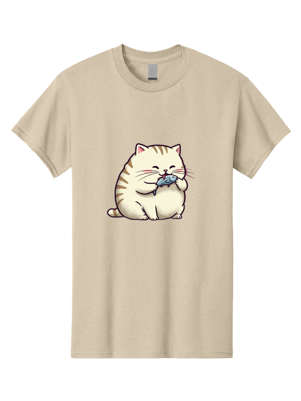 Cat-Eating-Fish-2 Men'S Graphic Tee, 100% Cotton, Comfortable Casual Summer Wear, Machine Washable, Vintage Camera, Old Camera, Antique Camera, Black Camera, Classic Photography, Photography Equipment, Nostalgic Device, Film Camera, Camera Art Bal968