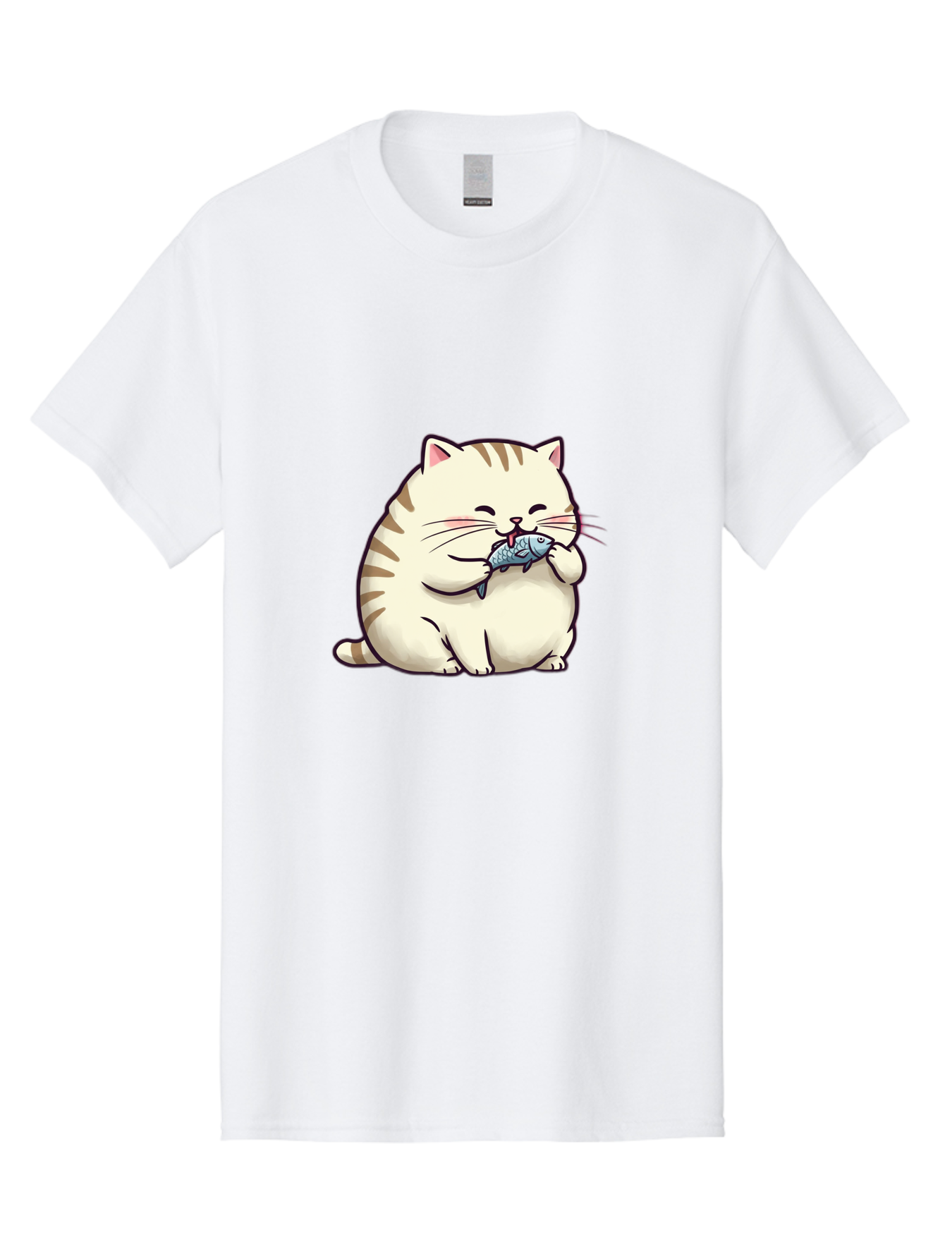 Cat-Eating-Fish-2 Men'S Graphic Tee, 100% Cotton, Comfortable Casual Summer Wear, Machine Washable, Vintage Camera, Old Camera, Antique Camera, Black Camera, Classic Photography, Photography Equipment, Nostalgic Device, Film Camera, Camera Art Bal968