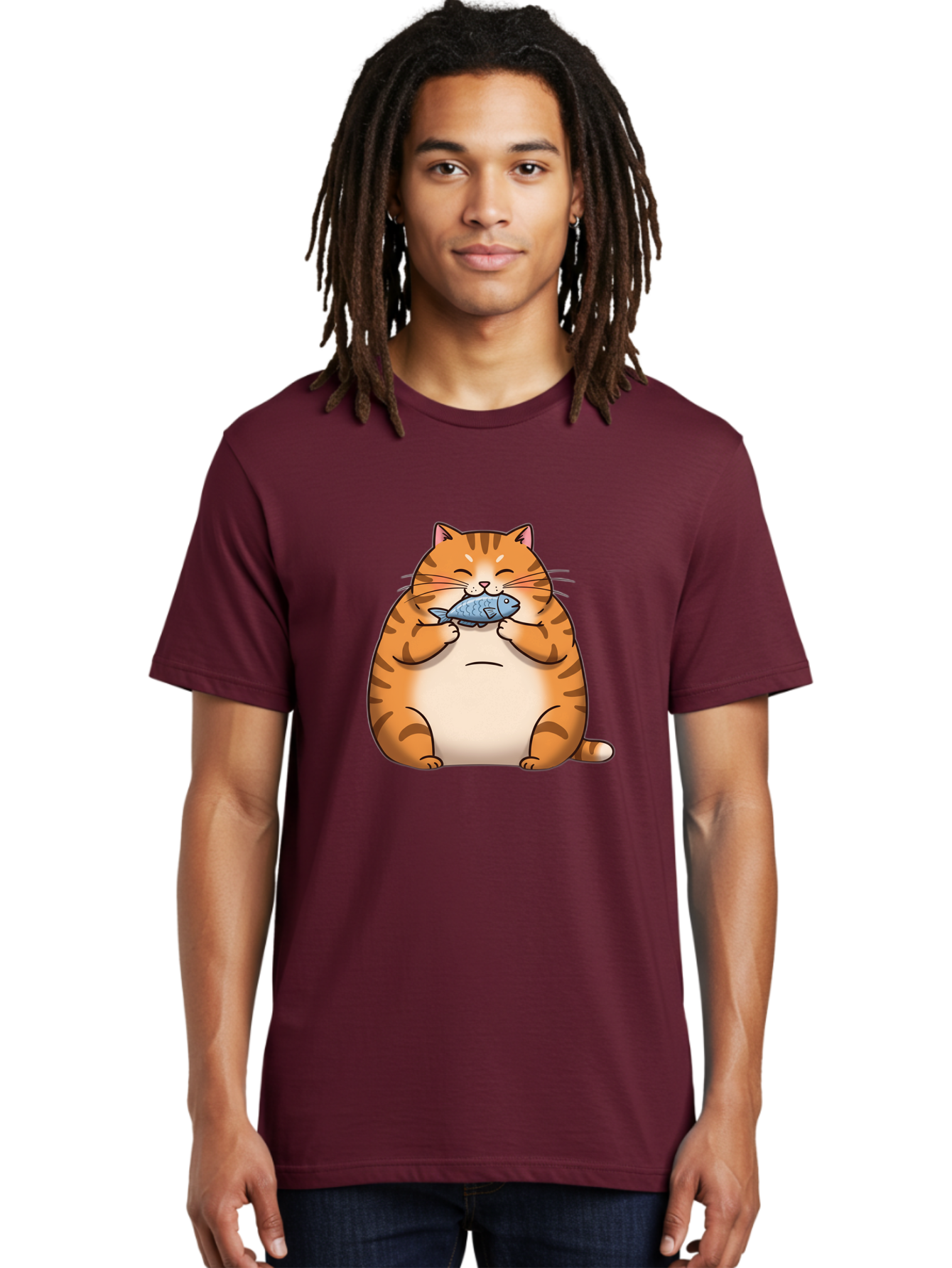 Cat-Eating-Fish Men'S Graphic Tee, 100% Cotton, Comfortable Casual Summer Wear, Machine Washable, Vintage Camera, Old Camera, Antique Camera, Black Camera, Classic Photography, Photography Equipment, Nostalgic Device, Film Camera, Camera Art Bal969