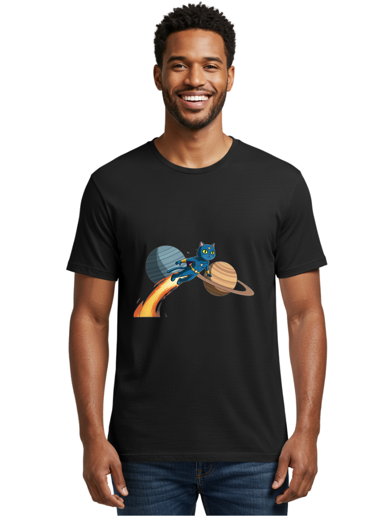 Cat-Flying-Rocket Men'S Graphic Tee, 100% Cotton, Comfortable Casual Summer Wear, Machine Washable, Vintage Camera, Old Camera, Antique Camera, Black Camera, Classic Photography, Photography Equipment, Nostalgic Device, Film Camera, Camera Art Bal970